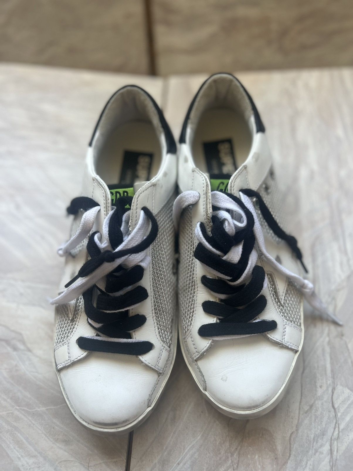 Golden Goose Golden Goose Distressed Superstar Size US 5 / EU 37 - 3 Thumbnail