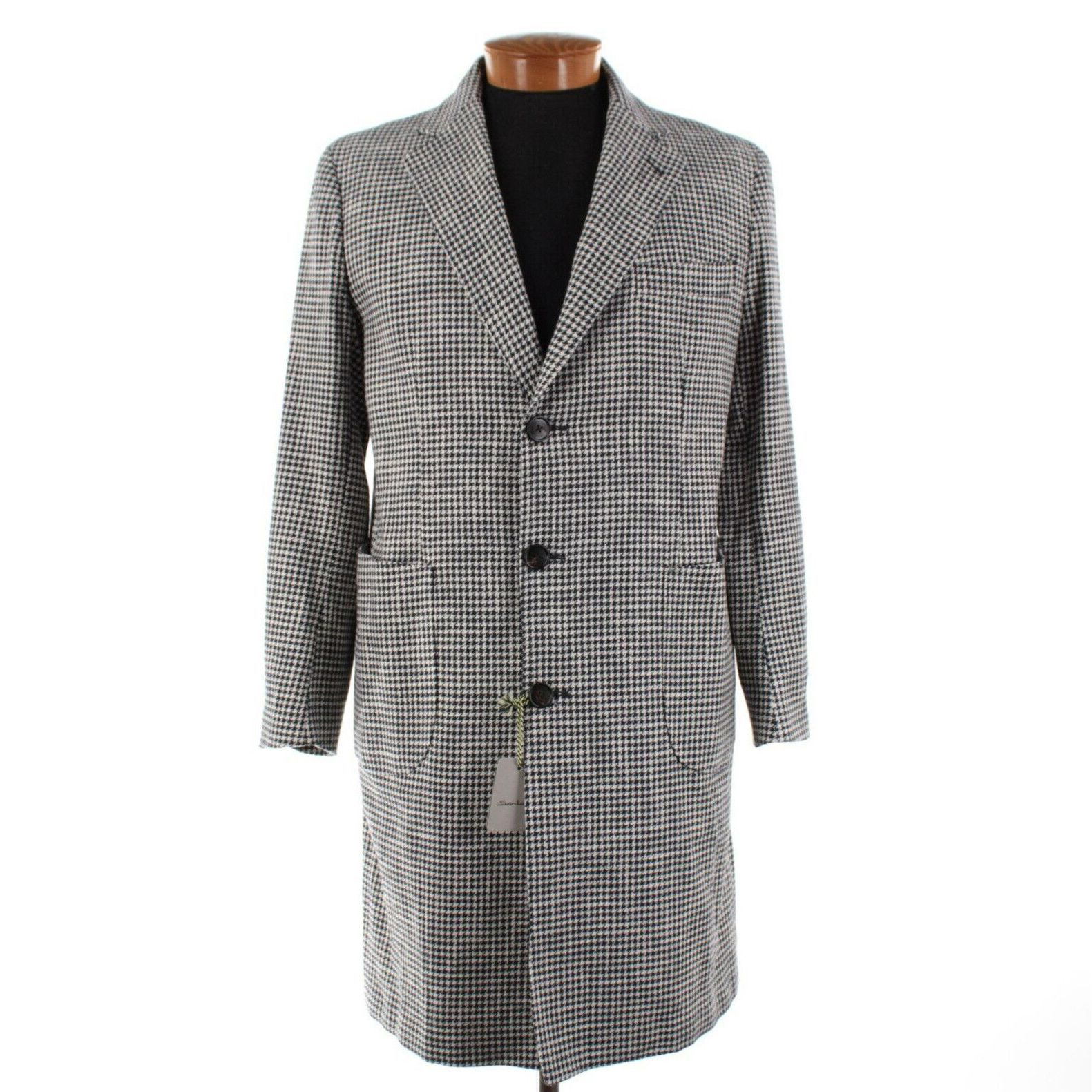 SARTORIO Sartorio Coat Size M US In Blue Cotton Blend Size US M / EU 48-50 / 2 - 1 Thumbnail