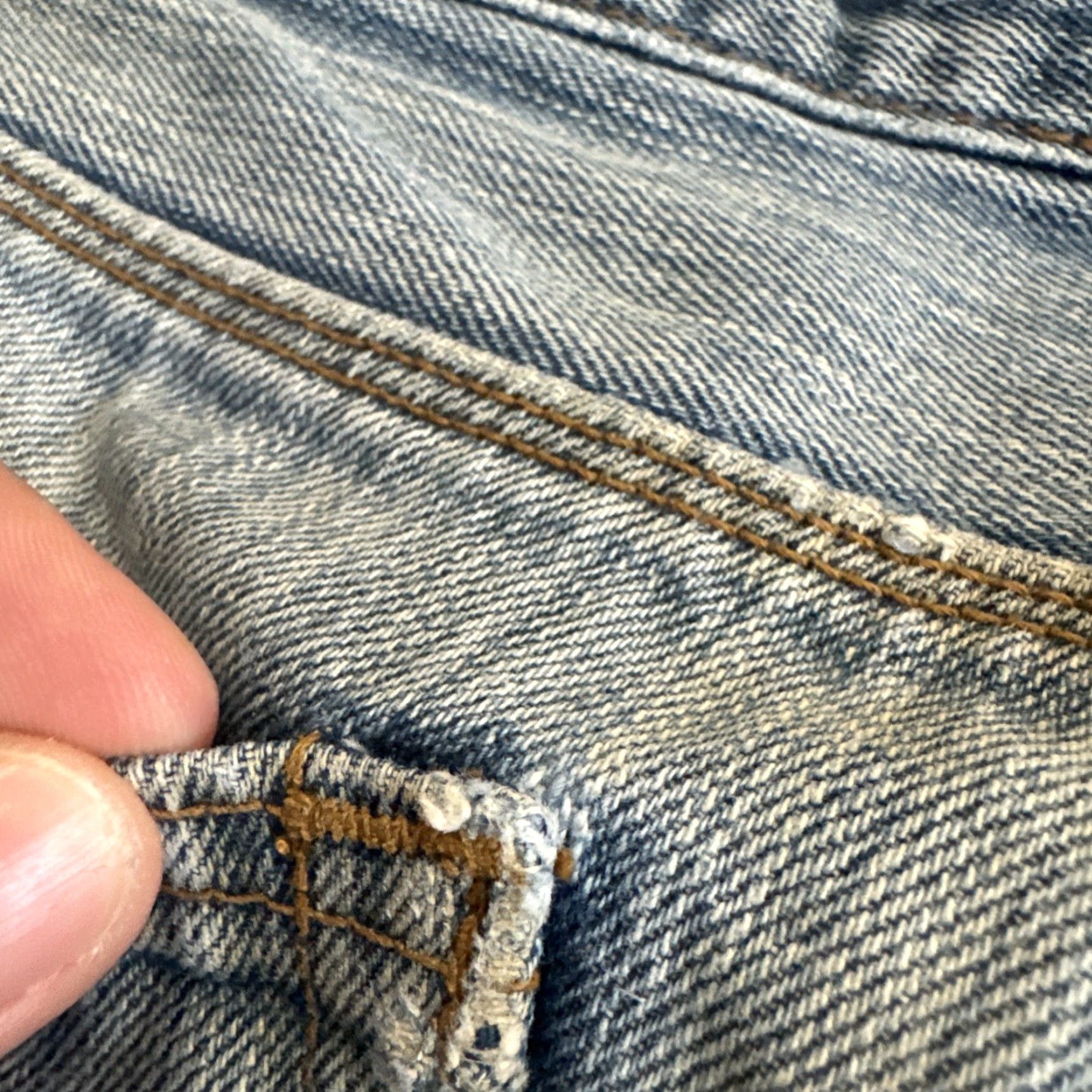 Gap VINTAGE Gap Jeans Straight Denim 32x29 Men Blue 00’s Y2K Thrashed Distressed HTF Mens Size US 32 / EU 48 - 6 Thumbnail