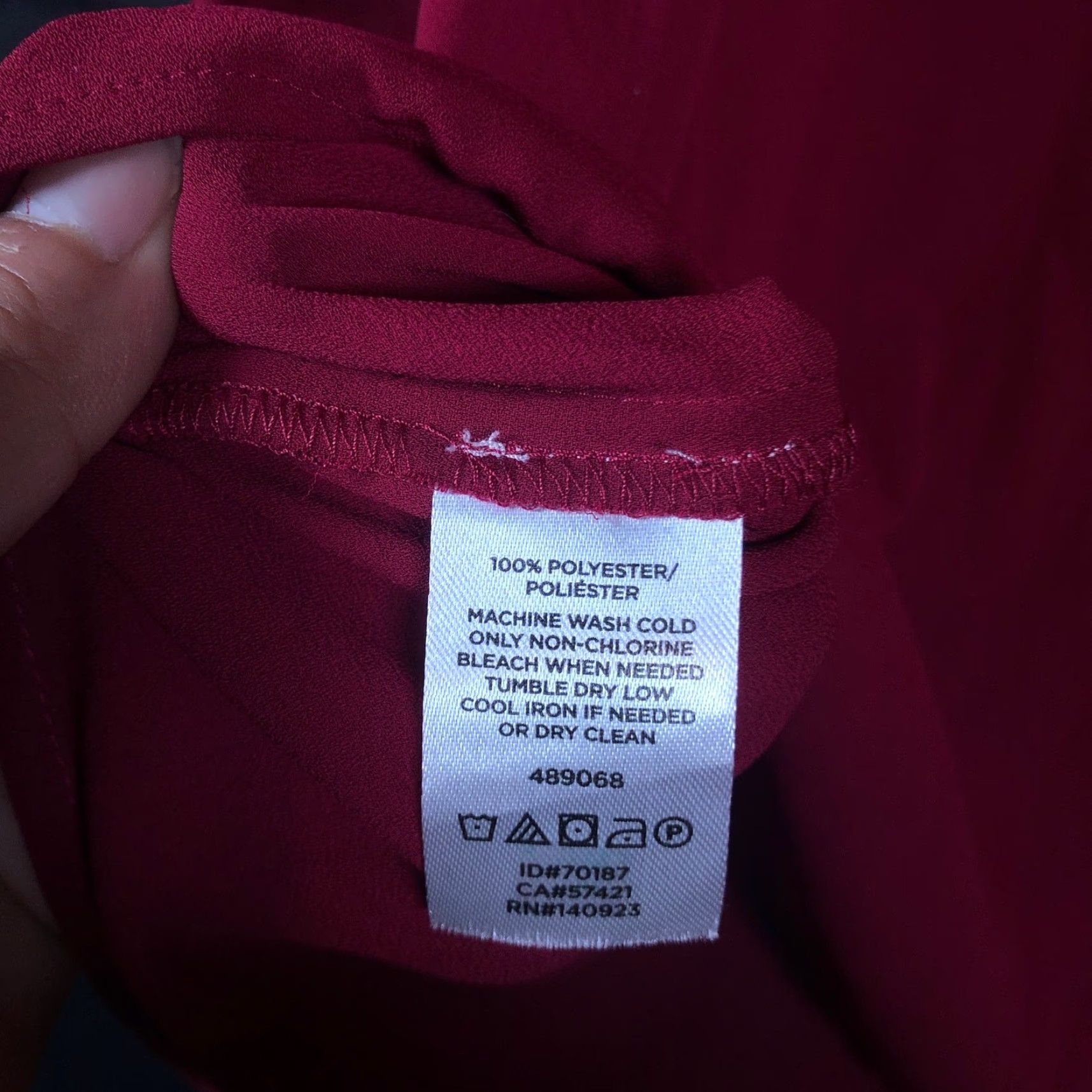 Loft LOFT Blouse Purple Long Sleeve Round Neck Stretch Small Womens Shirt Regular Size S / US 4 / IT 40 - 5 Thumbnail