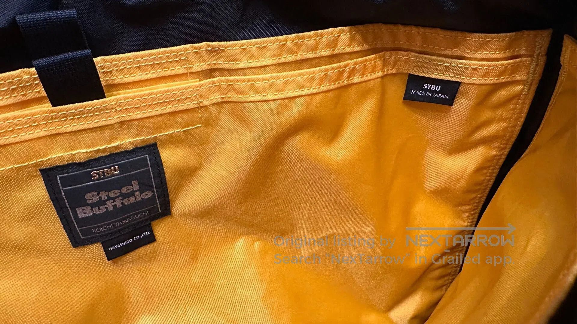 Japanese Brand Steel Buffalo Yellowstone Helmet Brief Bag. Size ONE SIZE - 8 Thumbnail