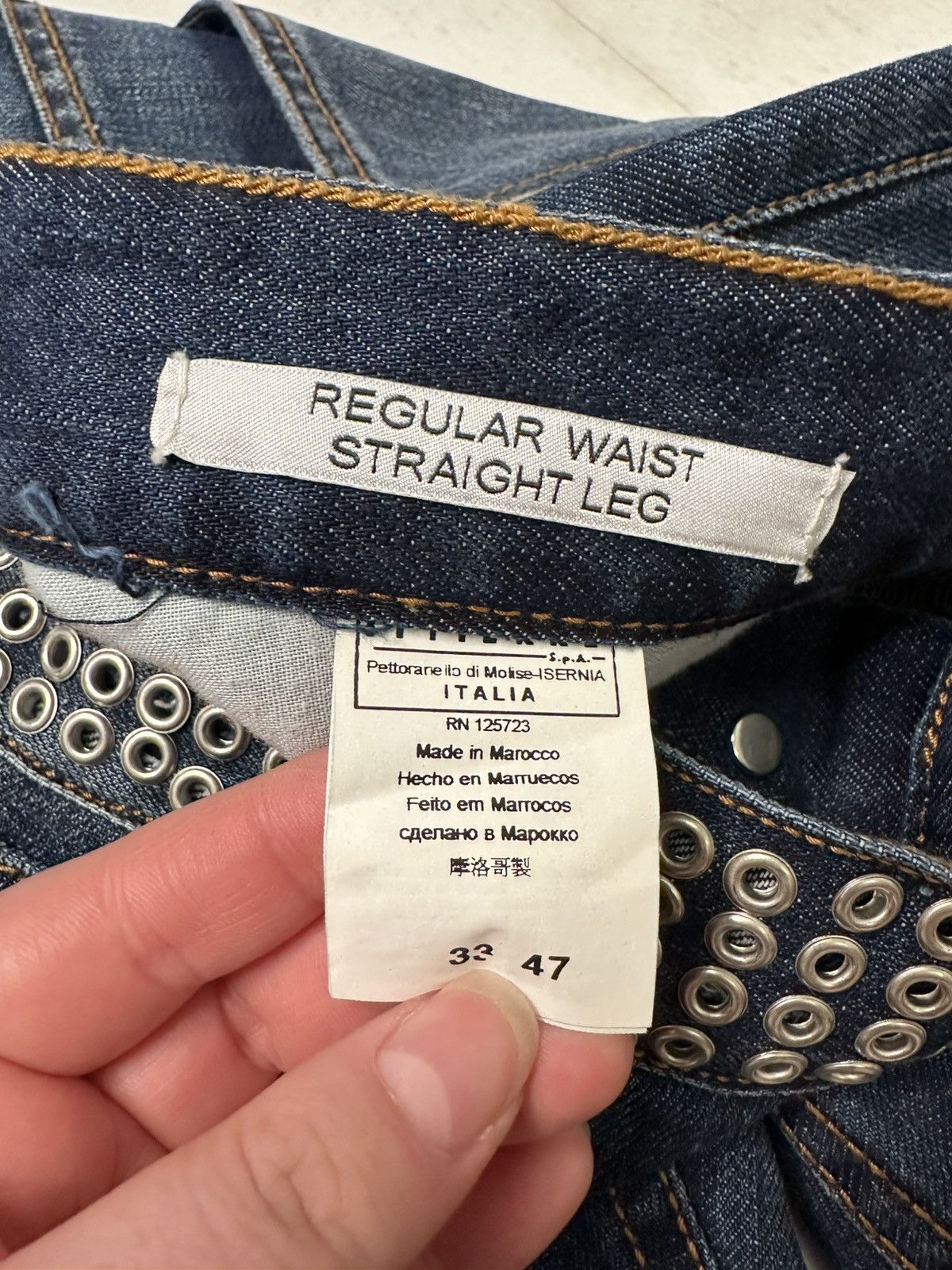Gianfranco Ferre Gianfranco Ferre studded jeans y2k Size US 33 - 9 Thumbnail