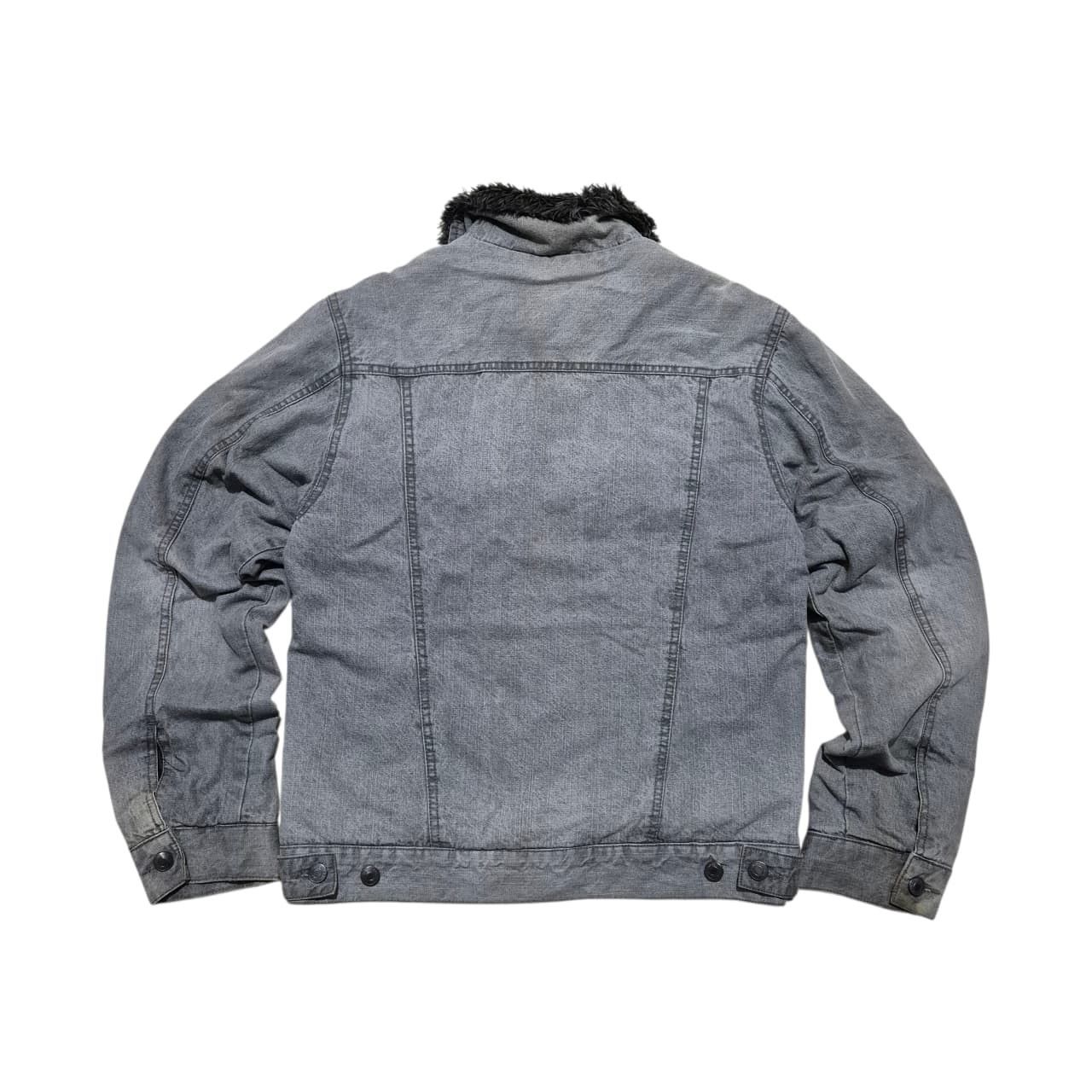 Japanese Brand Jungle storm denim sherpa jacket - ifsixwasnine lgb style Size US M / EU 48-50 / 2 - 3 Thumbnail