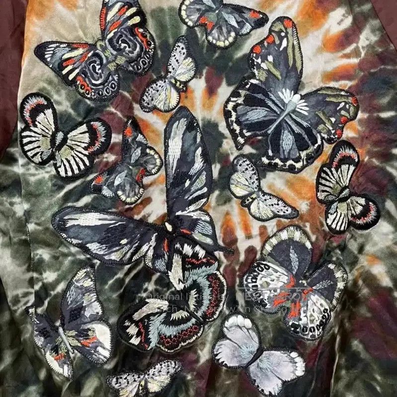 Valentino Valentino Multicolor Men's Jacket with Butterflies . Size US XS / EU 42 / 0 - 3 Thumbnail