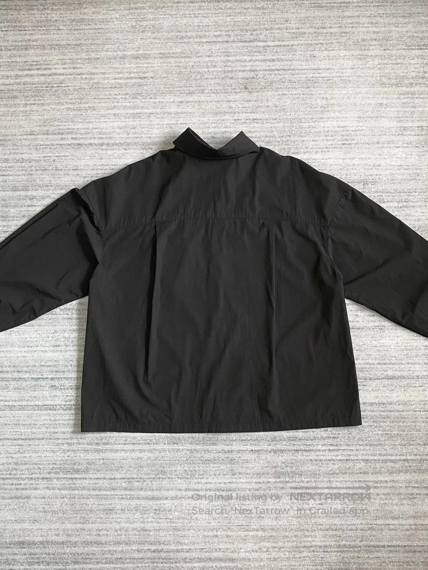 Hyein Seo black pocket shirt with hidden buttons. Size US M / EU 48-50 / 2 - 2 Thumbnail