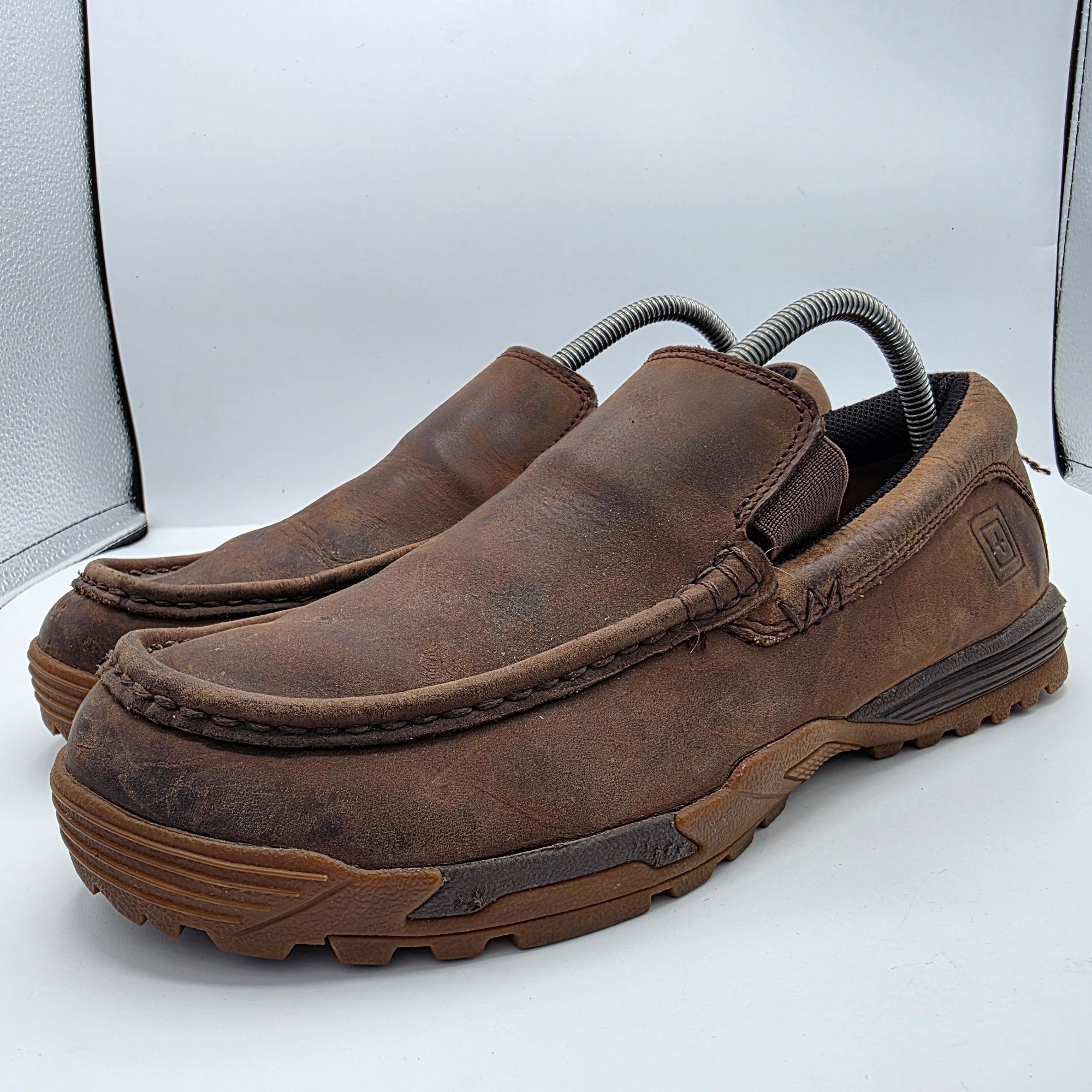 5.11 511 Tactical CCW Field Ops Mens Size 10 Dark Brown Slip On S Size US 10 / EU 43 - 4 Thumbnail
