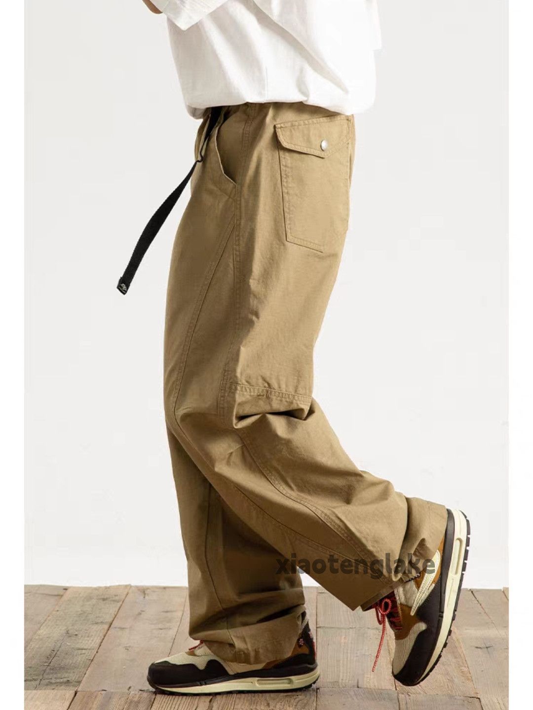 Vintage Utility loose baggy skate hiphop cargo yuppie pants Size US 36 / EU 52 - 4 Thumbnail