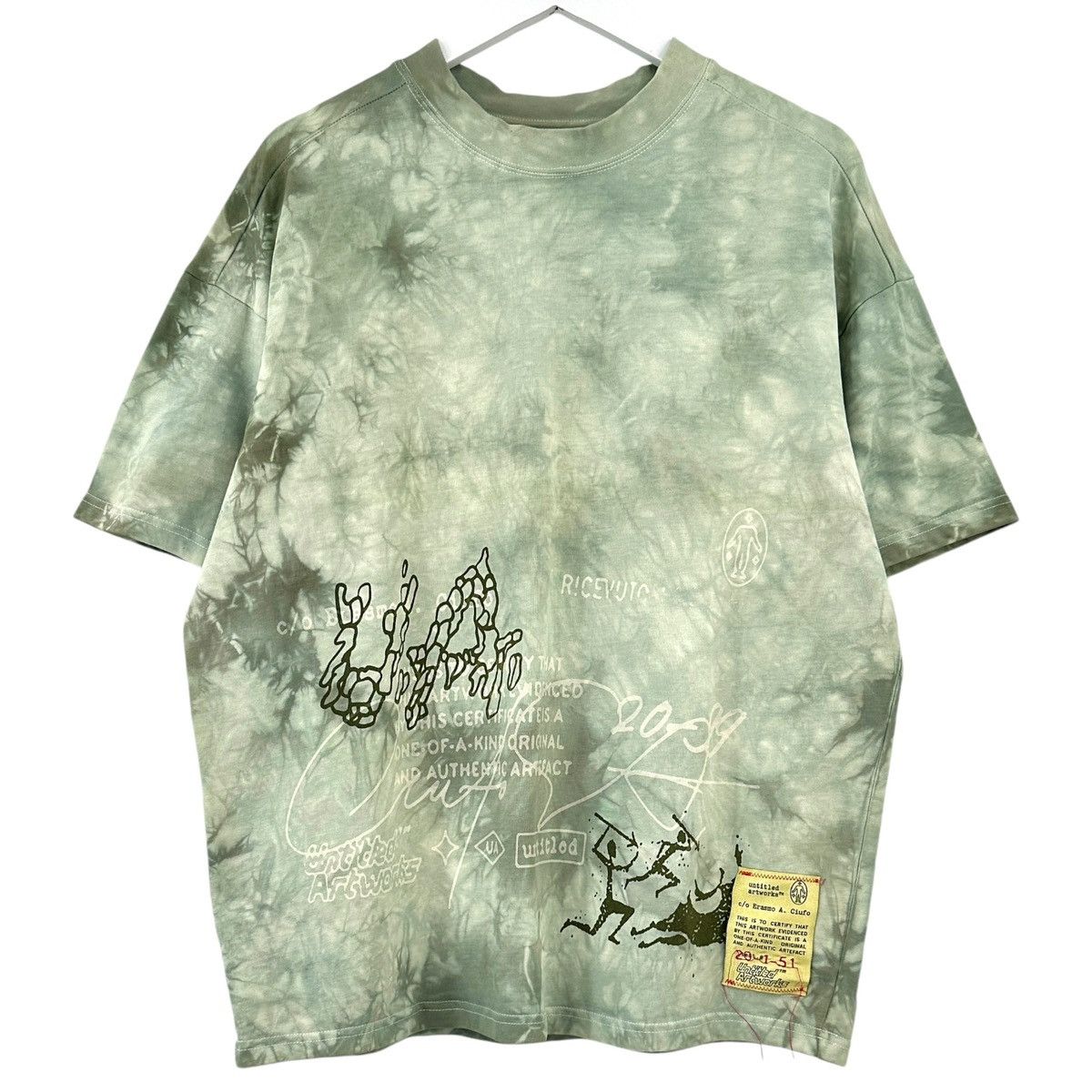 Limited Edition Numbered Green Tie Dye T-Shirt