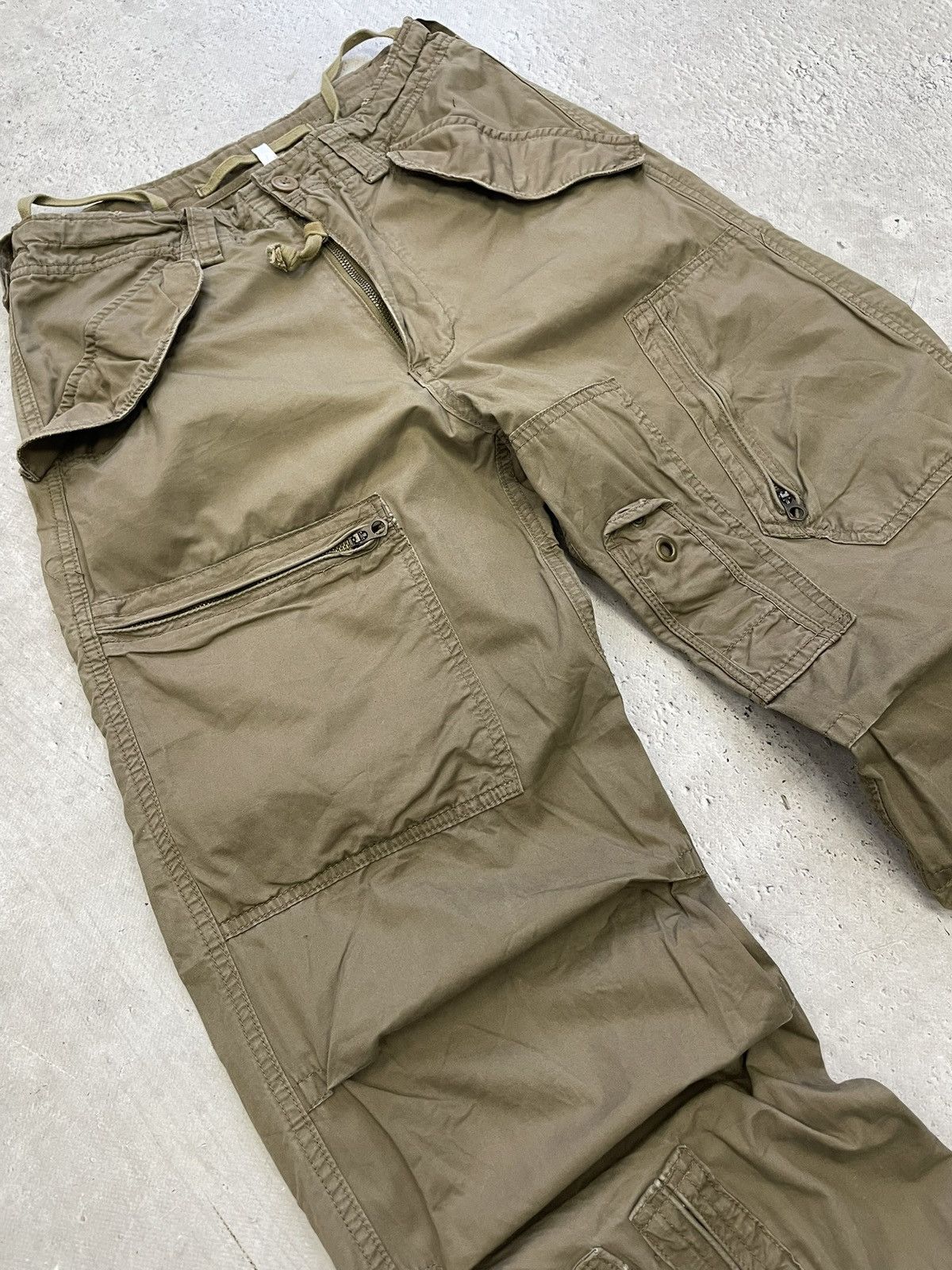 Junya Watanabe Rare zipper baggy multipocketcargo pants y2k diesel style Size US 30 / EU 46 - 4 Thumbnail