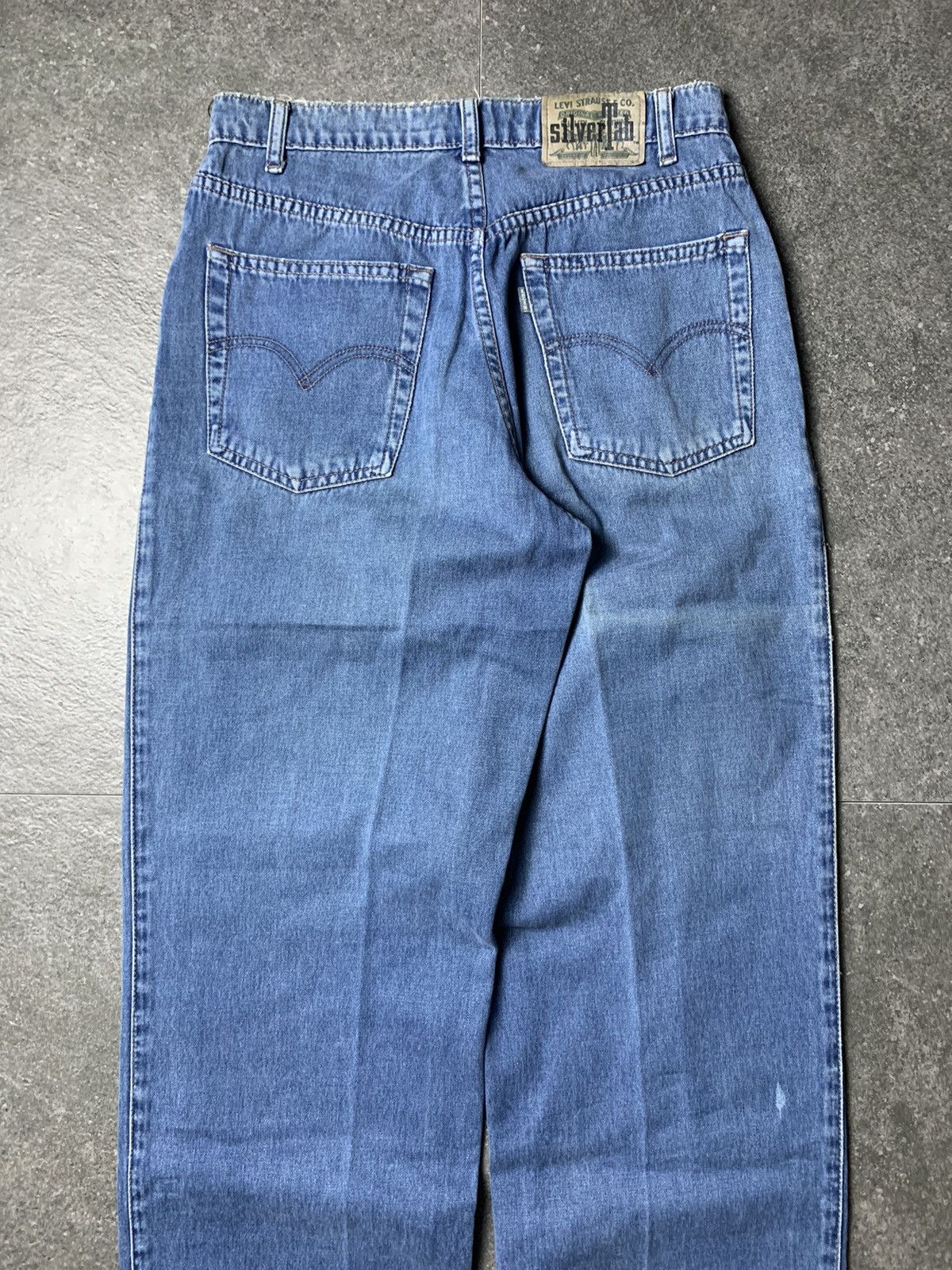 Levi's 2000s Levis Silvertab Distressed Loose Jeans Size US 29 - 10 Thumbnail