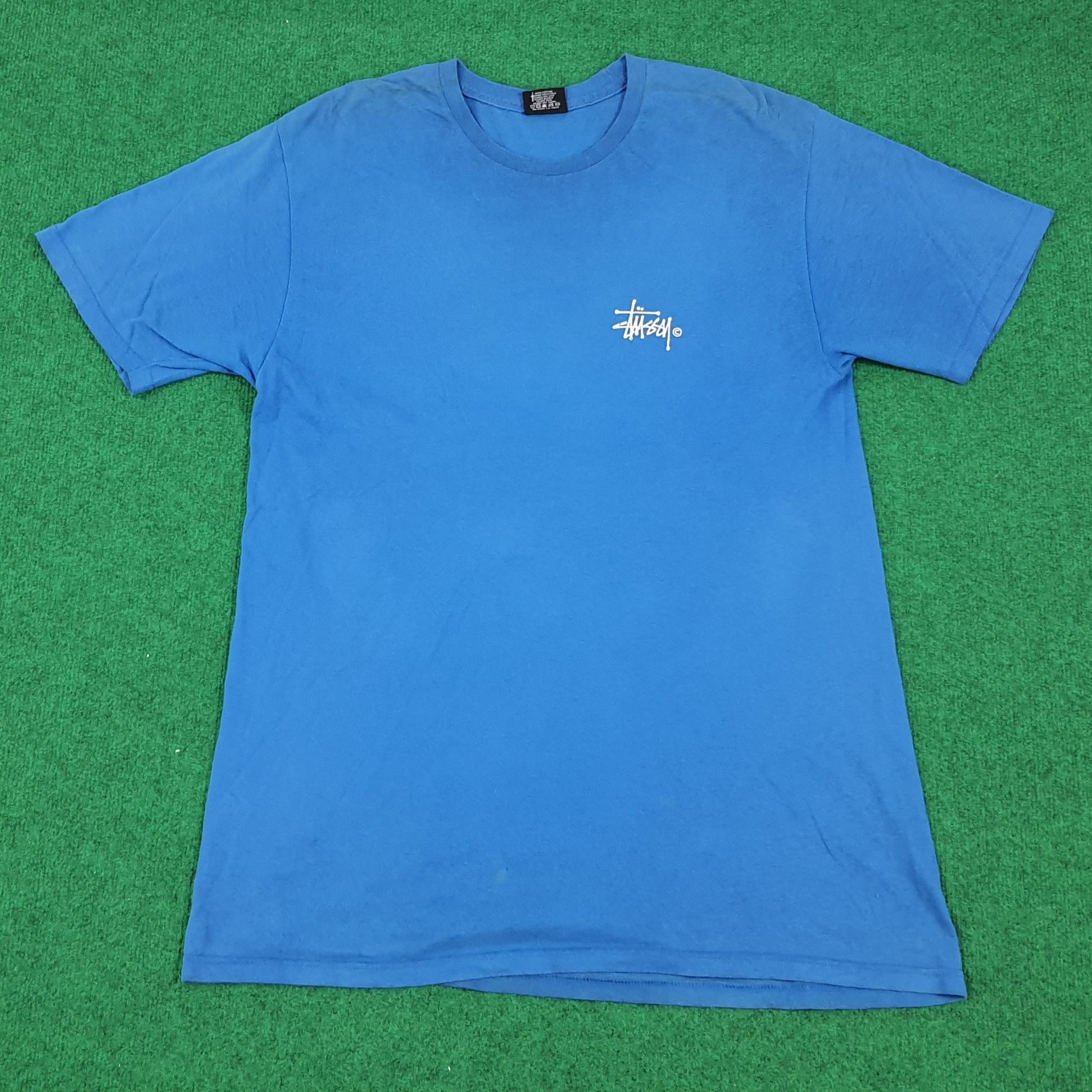 Stussy × Vintage Vintage Stussy Signature Skateboards Tshirt Size US L / EU 52-54 / 3 - 3 Thumbnail