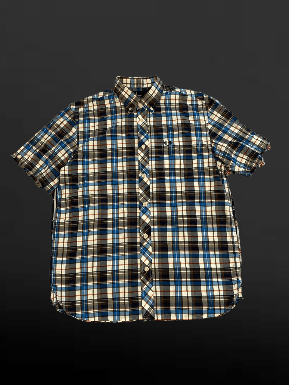 Fred Perry Fred Perry Button Down Check Tartan Short Sleeve Shirt Size US M / EU 48-50 / 2 - 1 Thumbnail