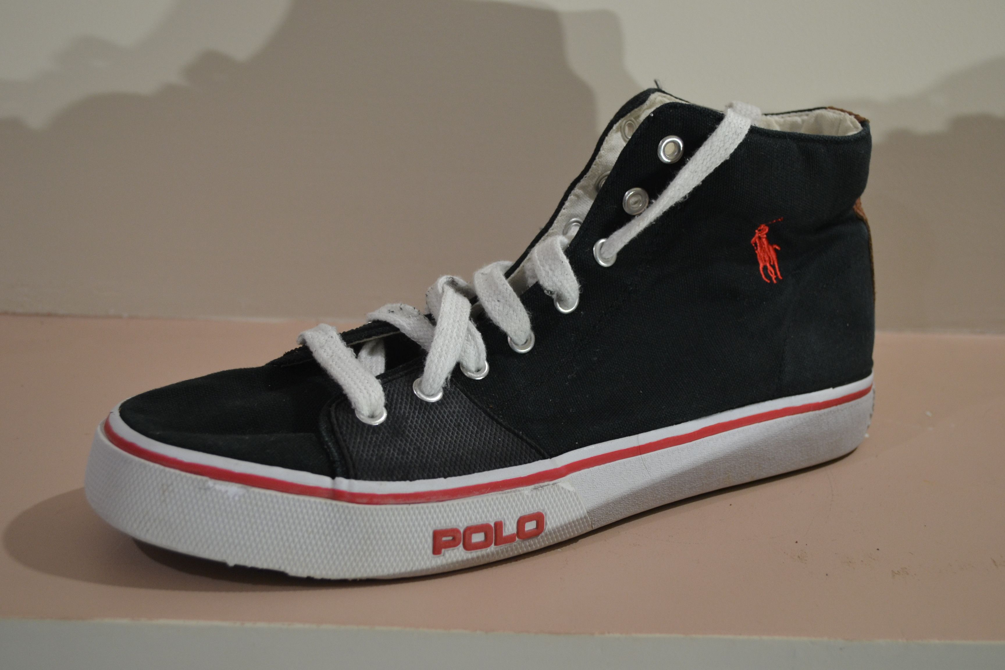Polo Ralph Lauren Vintage Polo Ralph Lauren Cantor High Top Sneakers Size US 10.5 / EU 43-44 - 2 Thumbnail