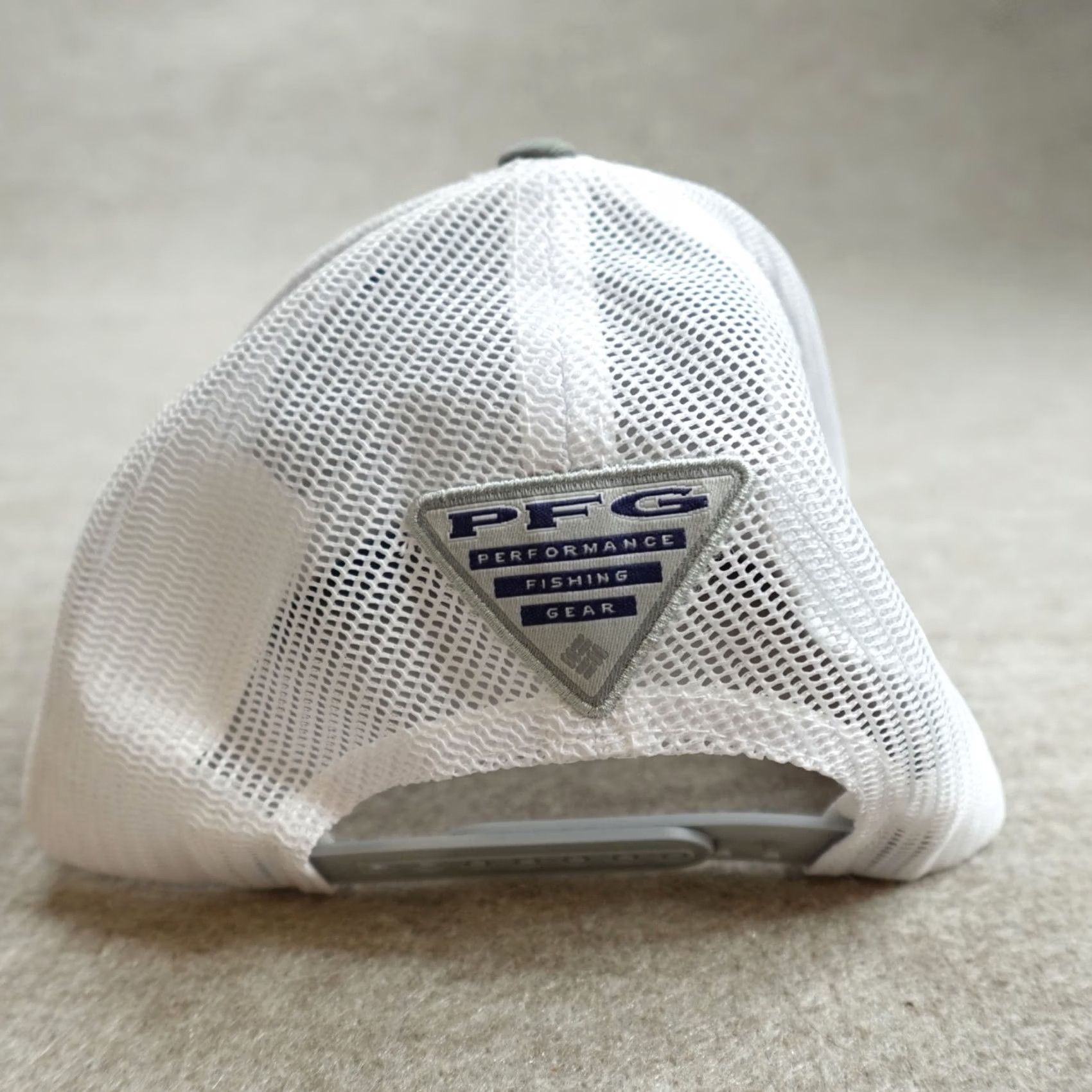 Vintage Columbia Trucker Hat Gray Unisex Adults One Size Cotton Polyester PFG Flag Fishes Snapback Shirt Capitalized? Size ONE SIZE - 4 Thumbnail