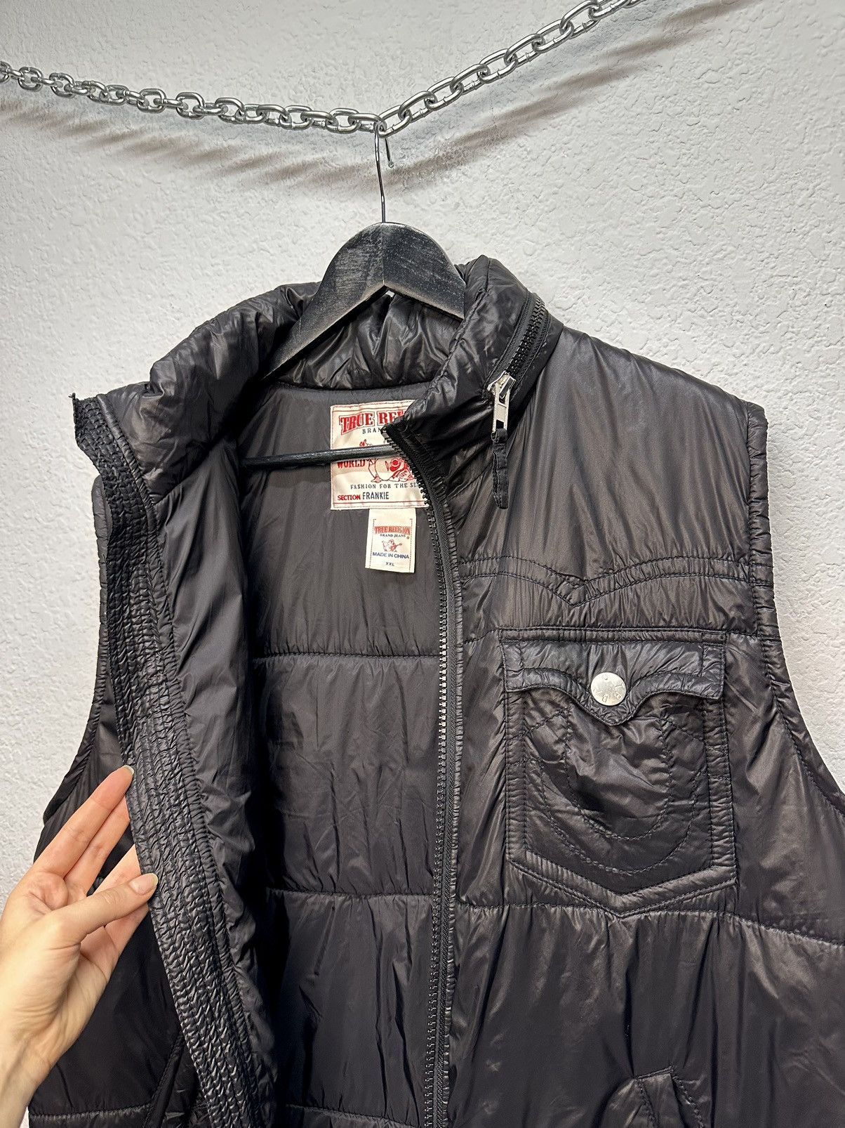 True Religion True Religion black padded vest Y2K streetwear style pants Size US XL / EU 56 / 4 - 7 Thumbnail