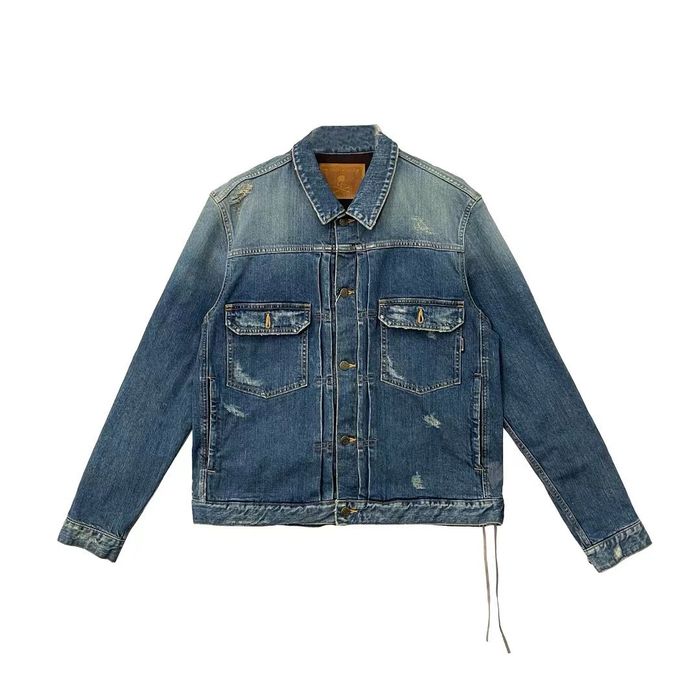 Mastermind Japan Matermind Japan Destroyed Denim Jacket | Grailed