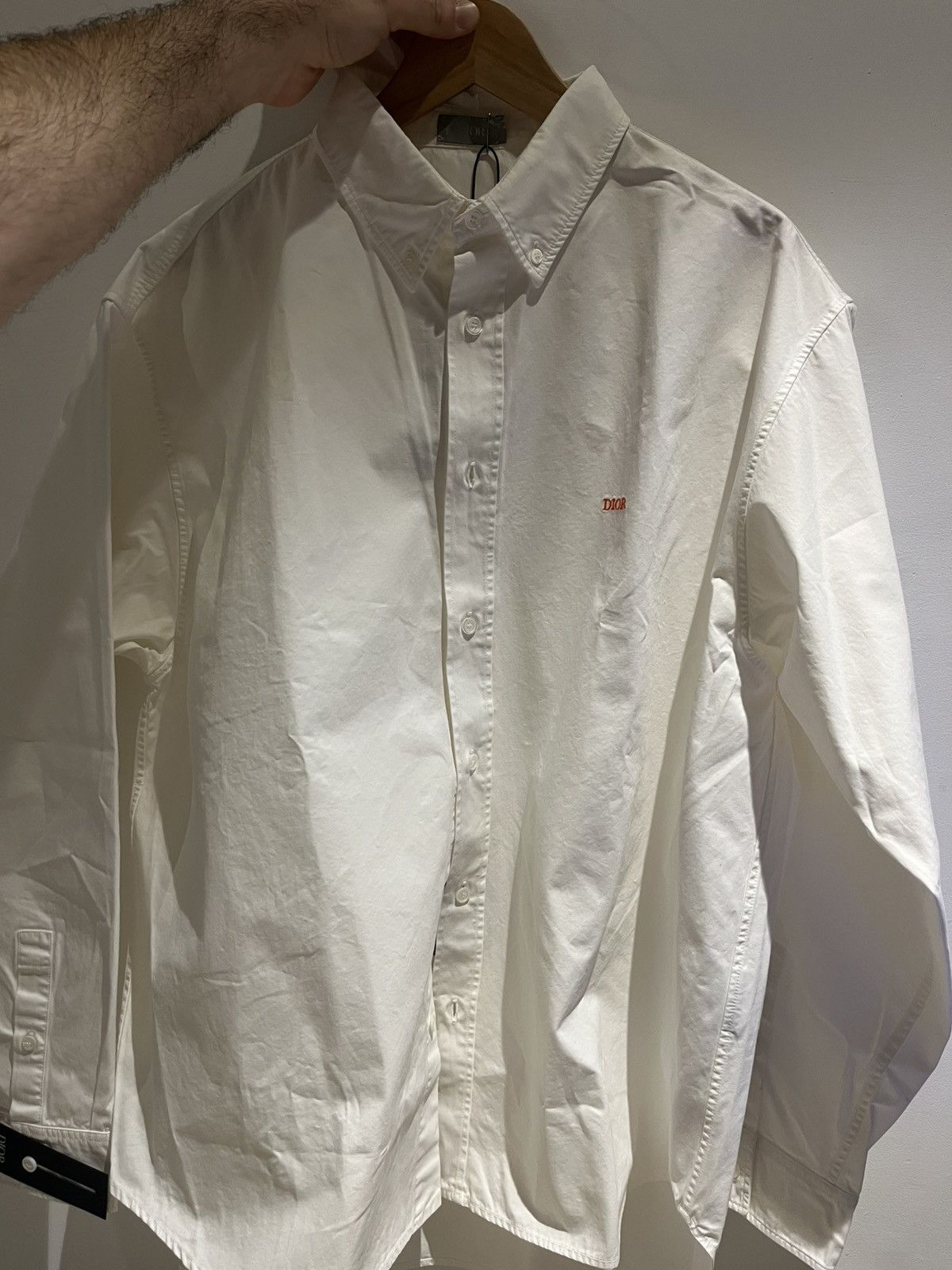 Dior Christian Dior Boxy poplin shirt Size US L / EU 52-54 / 3 - 14 Thumbnail