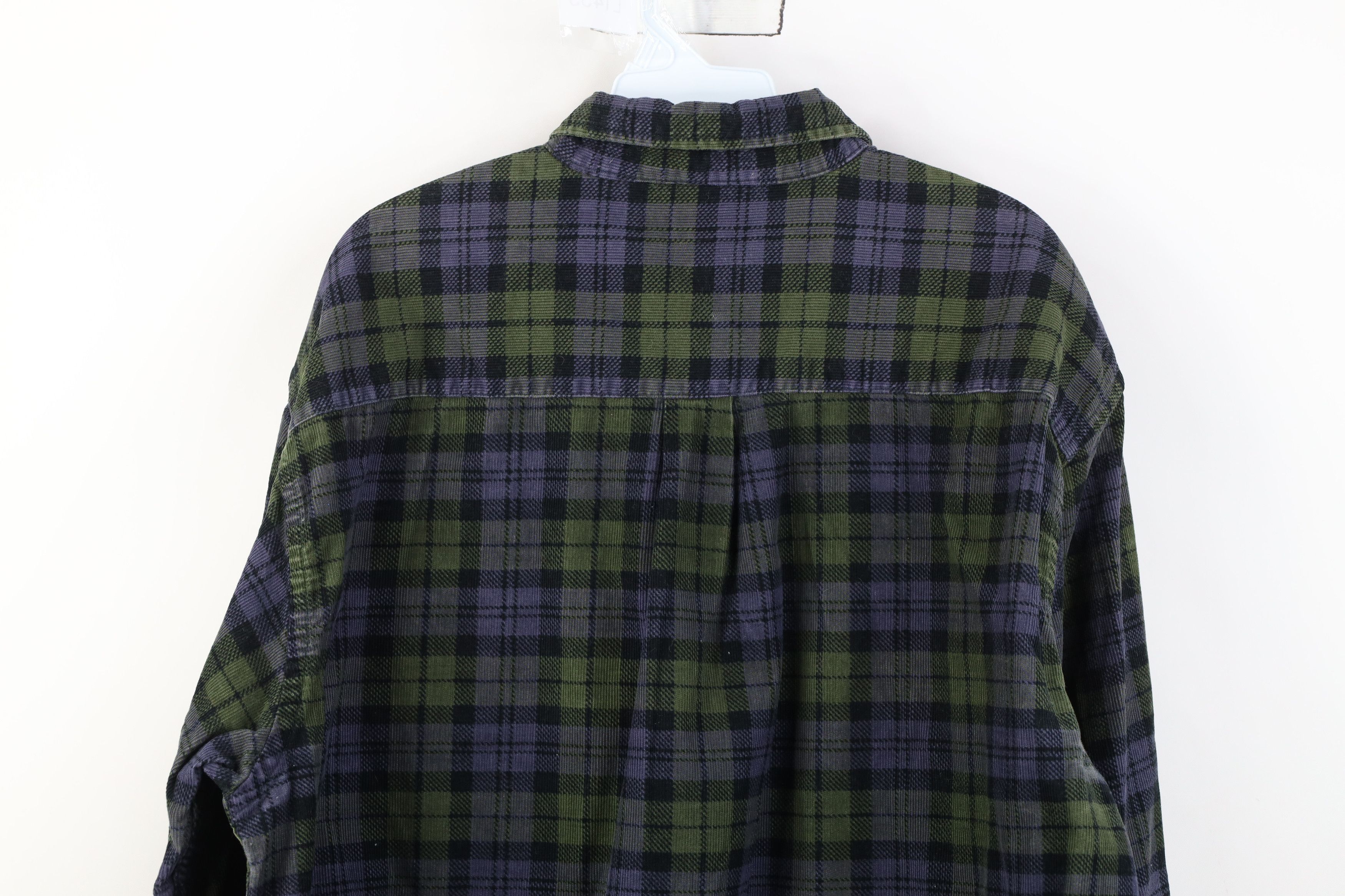 Vintage Vintage 90s Streetwear Collared Button Down Shirt Plaid Size US XL / EU 56 / 4 - 15 Thumbnail