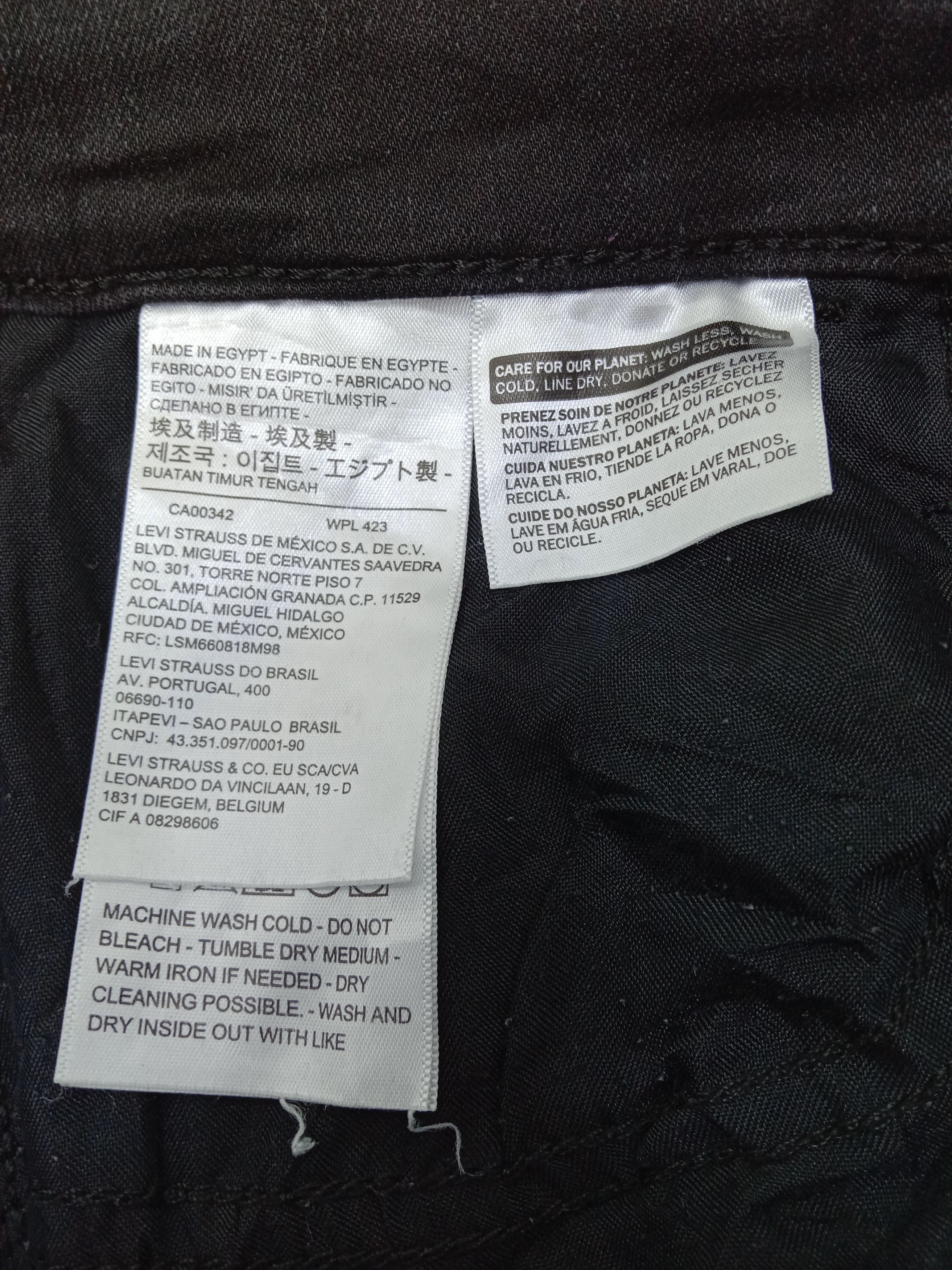 Levi's Vintage Levi's 720 Black Jeans Size 32" / US 10 / IT 46 - 13 Thumbnail