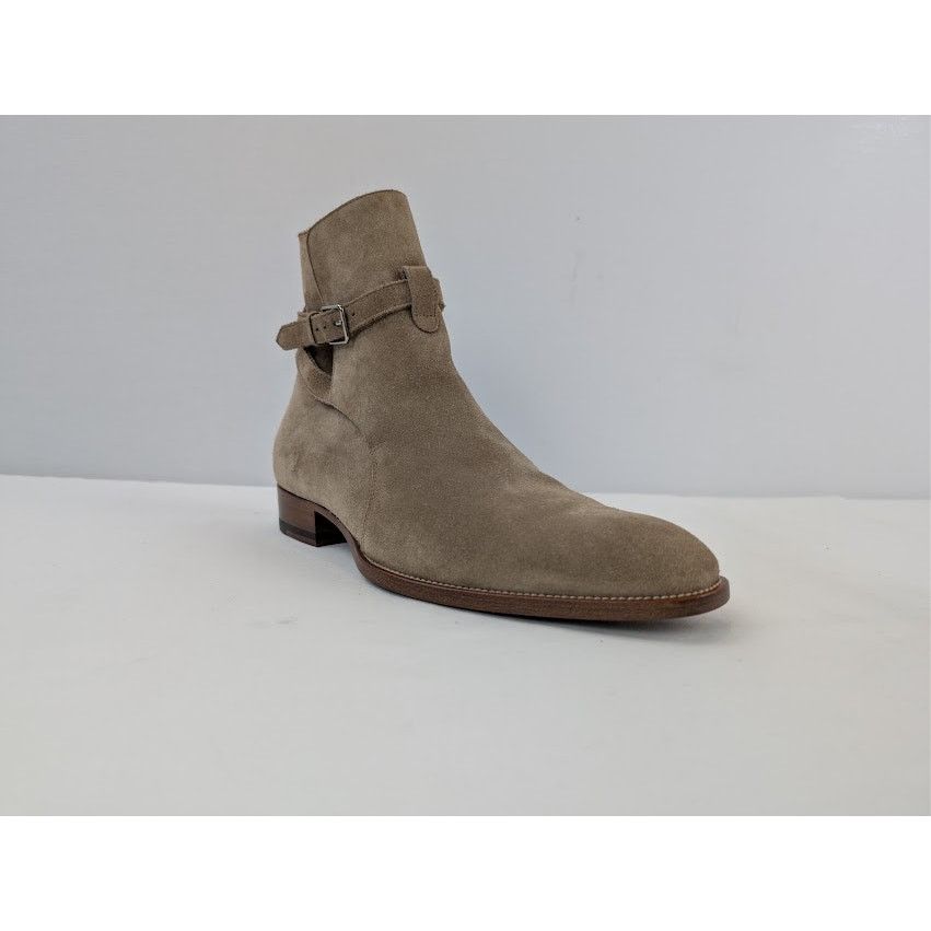 Saint Laurent Paris o1rshd1 Q:2 / Wyatt 30 Jodhpur Boots in New Sigaro Size US 8 / EU 41 - 4 Thumbnail