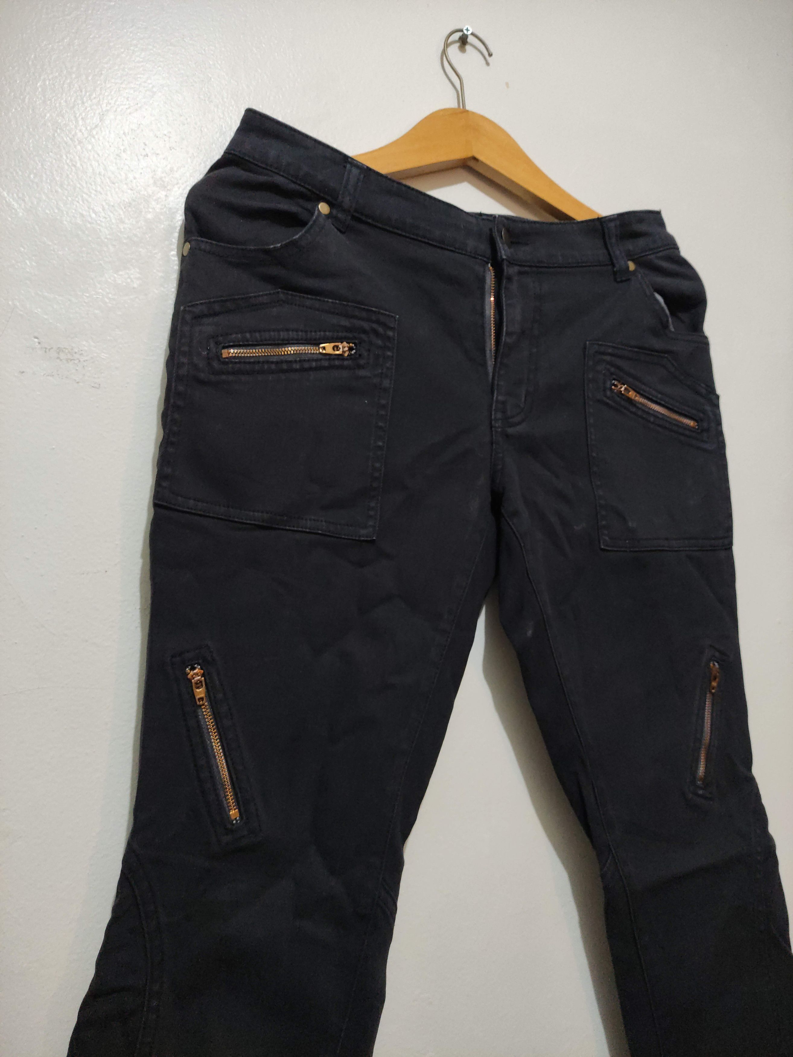 Tornado Mart BACK RUSH Black Japaneese lgb style lace up flare jeans Size US 32 / EU 48 - 13 Thumbnail