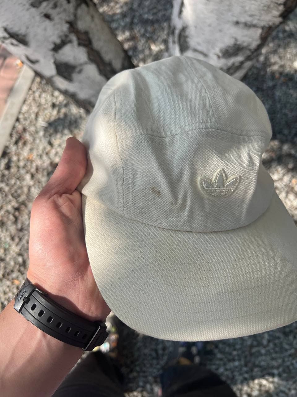 Adidas × Vintage VERY RARE ADIDAS ORIGINAL 5 PANEL RETRO DESIGNER CAP 90s Size ONE SIZE - 3 Thumbnail