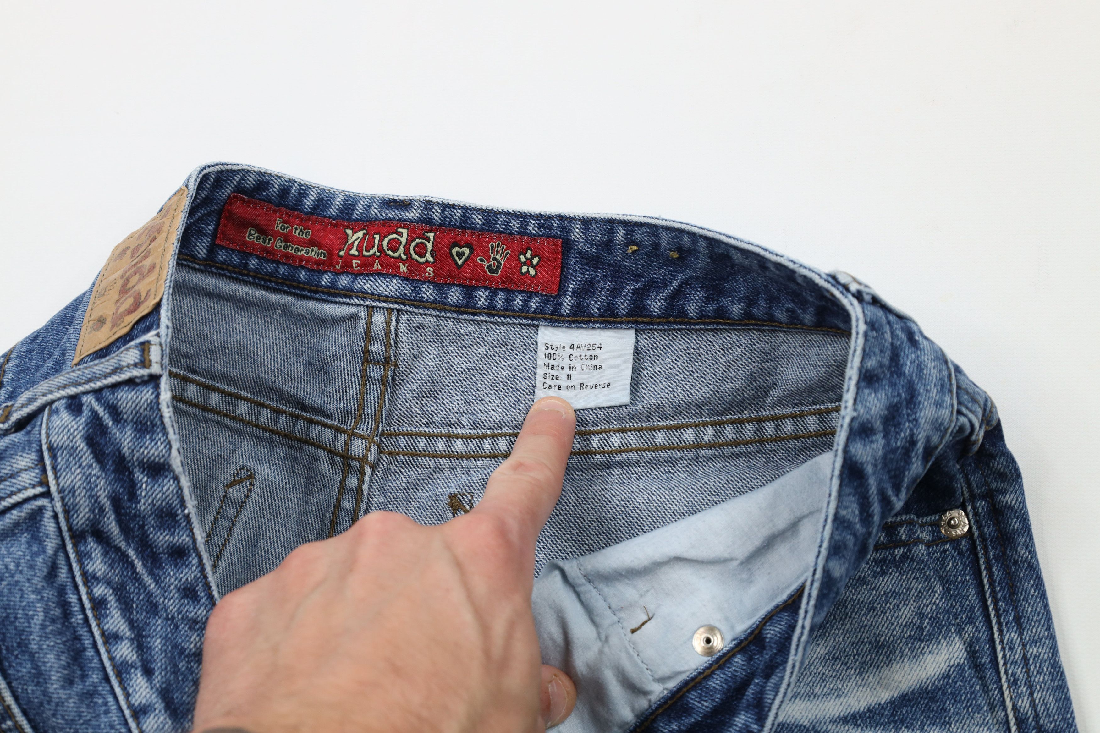 Vintage Vintage Y2K Mudd Jeans Denim Jean Shorts Jorts Blue Size 32" / US 10 / IT 46 - 6 Thumbnail