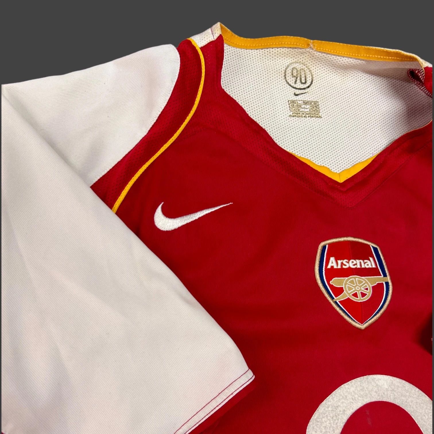 Nike Nike 2004/05 Arsenal Home Shirt Size US L / EU 52-54 / 3 - 3 Thumbnail