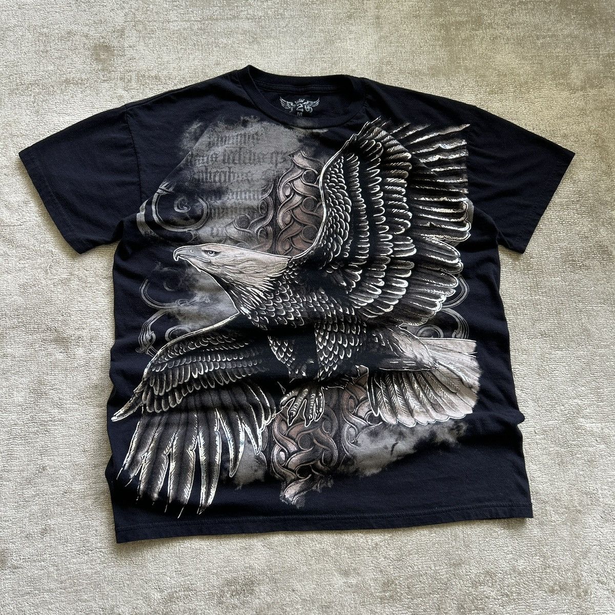 Affliction Vintage Affliction Style Eagle Grunge Tee Shirt Size US M / EU 48-50 / 2 - 1 Thumbnail