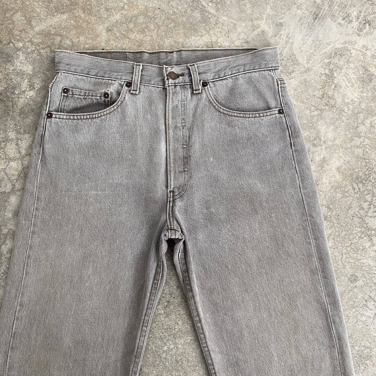 Levi's Size 30x29 VTG 1992 Levis 501 Desert Grey Denim Jeans Size US 30 / EU 46 - 9 Thumbnail
