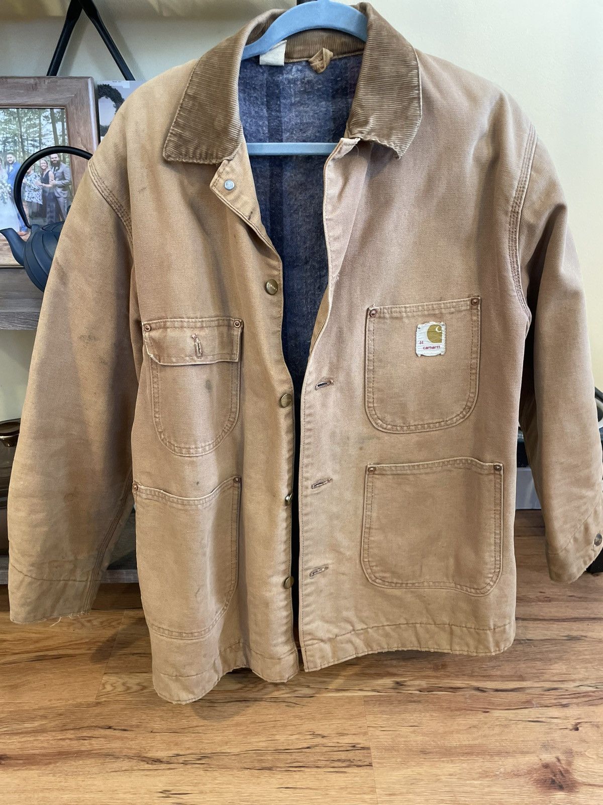Carhartt Vintage Carhartt Blanket lined chore coat (1980s?) Large Size US L / EU 52-54 / 3 - 1 Thumbnail