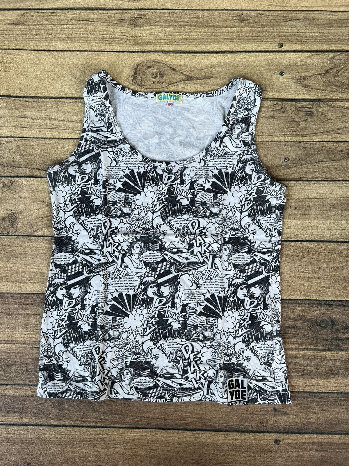 Japanese Brand If six was nine galyge full print grunge y2k tank top Size M / US 6-8 / IT 42-44 - 1 Thumbnail