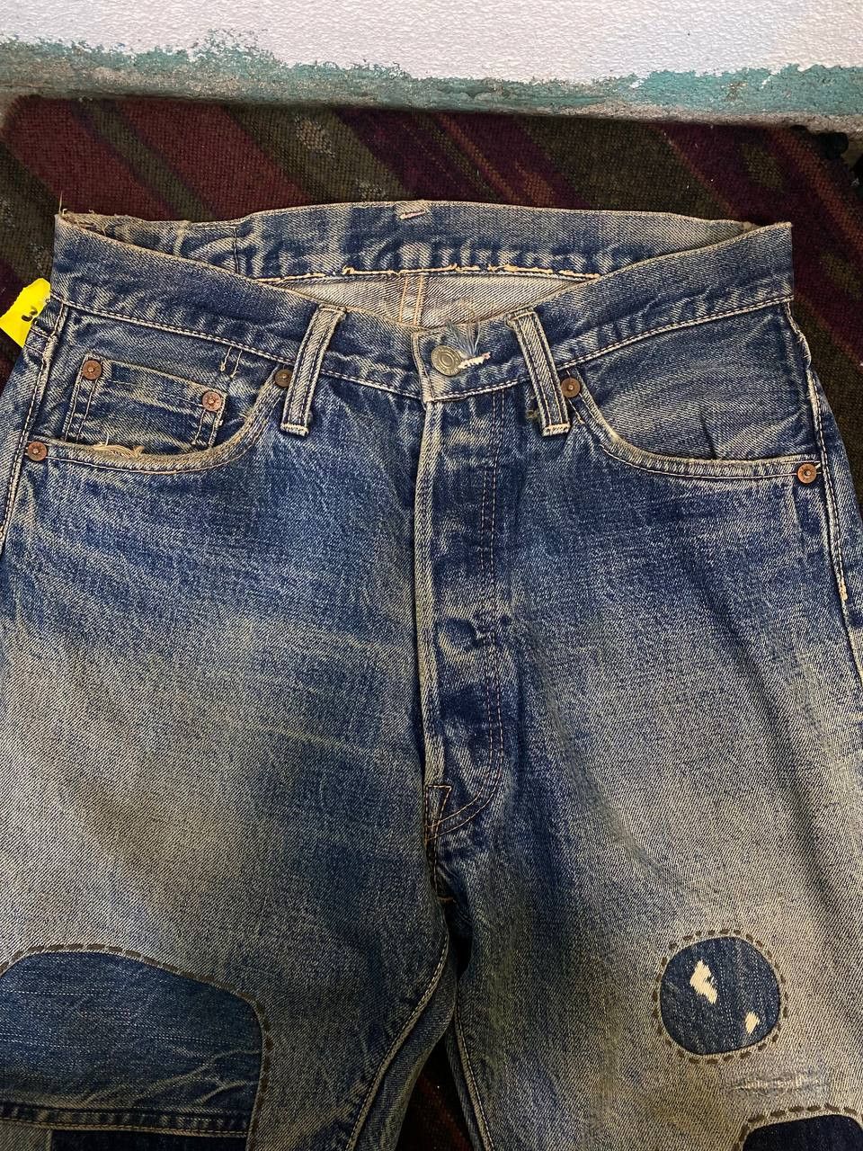 Denime vintage denime shashiko selvedge denim nice design Size US 30 / EU 46 - 11 Thumbnail