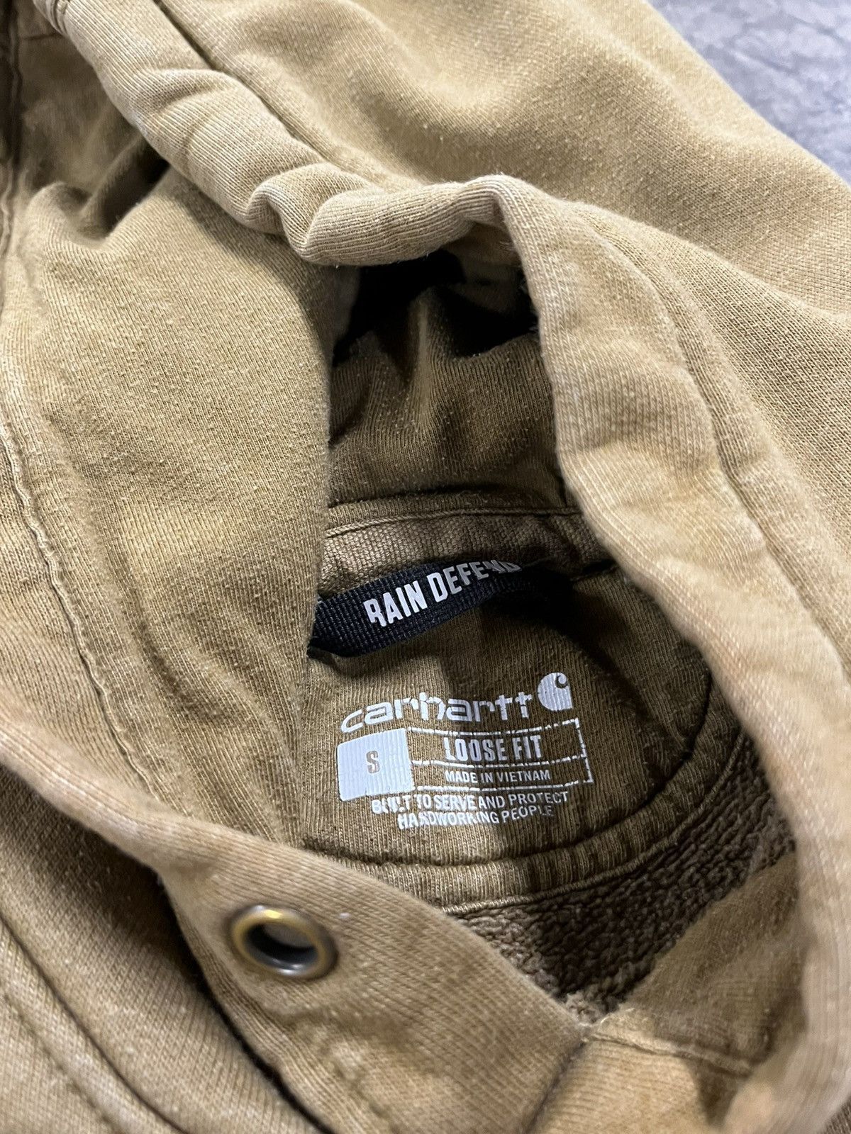 Carhartt × Vintage Carhartt vintage boxy fit heavy weight earth tone hoodie Size US S / EU 44-46 / 1 - 7 Thumbnail