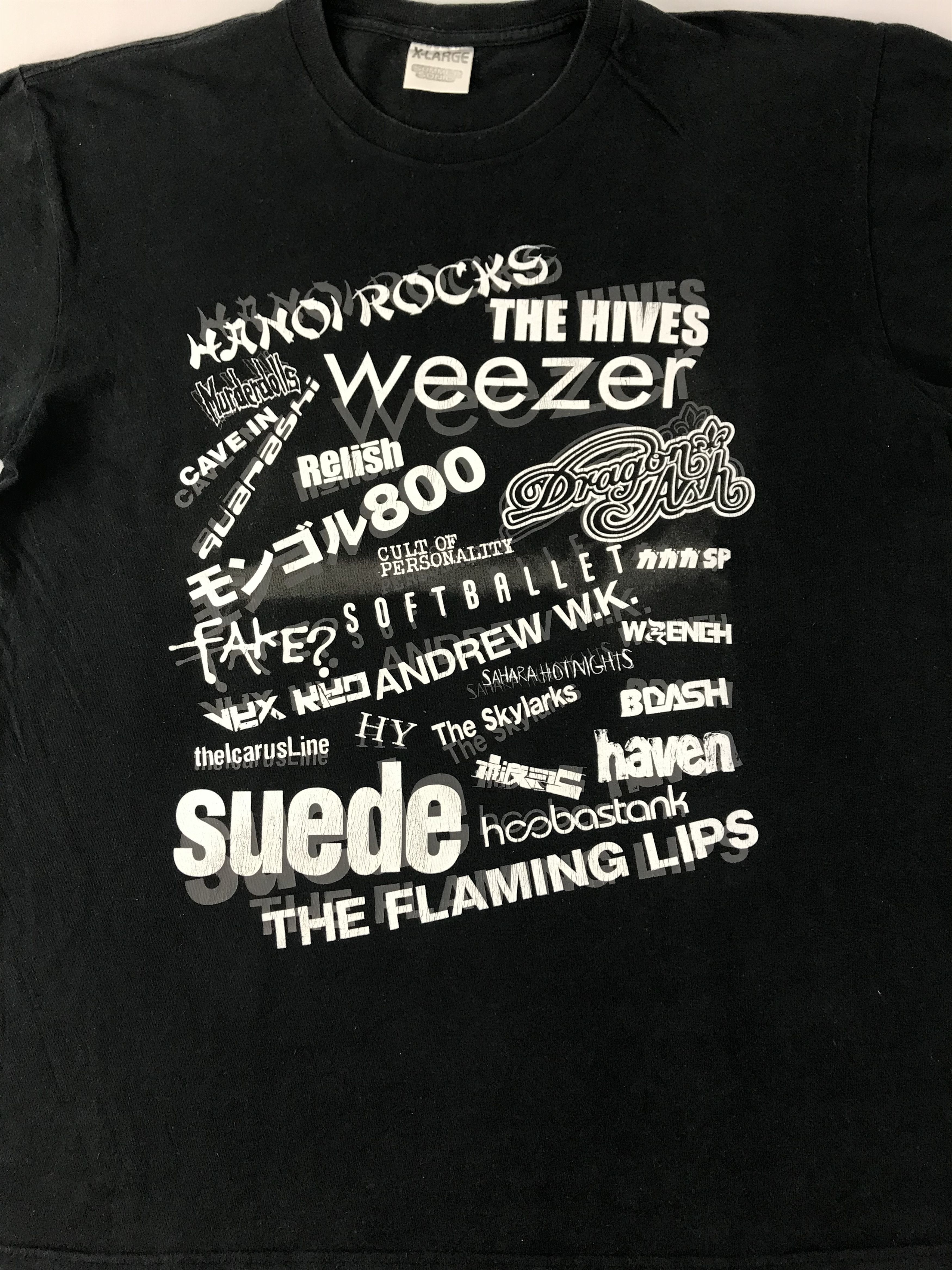 Band Tees Y2K Summer Sonic Band List Britpop Tour 2000 Printed Tee Size US XL / EU 56 / 4 - 3 Thumbnail