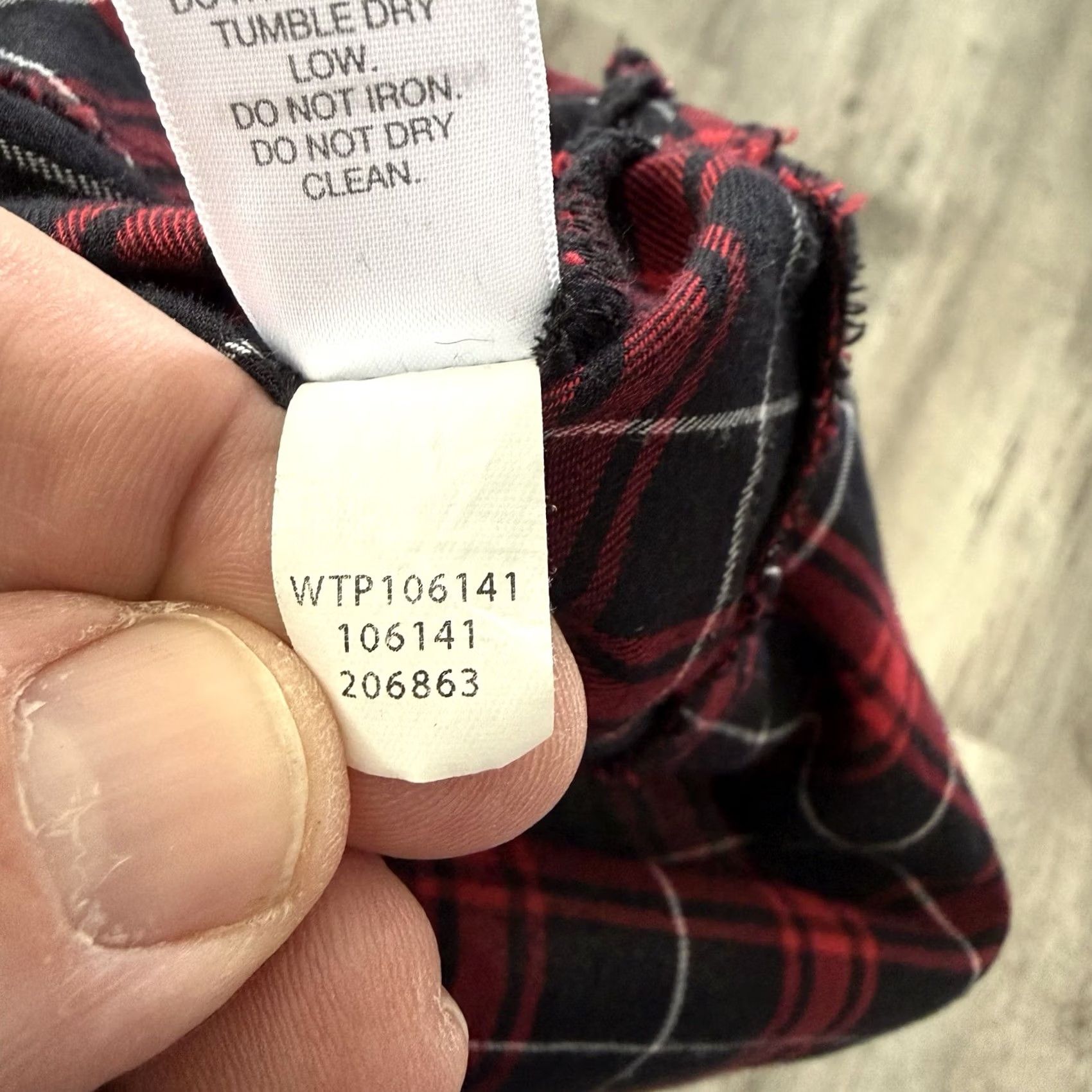 J. Jill J. Jill Plaid Flannel Tunic Shirt Red Black Button Up Sz XL Casual Size XL / US 12-14 / IT 48-50 - 6 Thumbnail