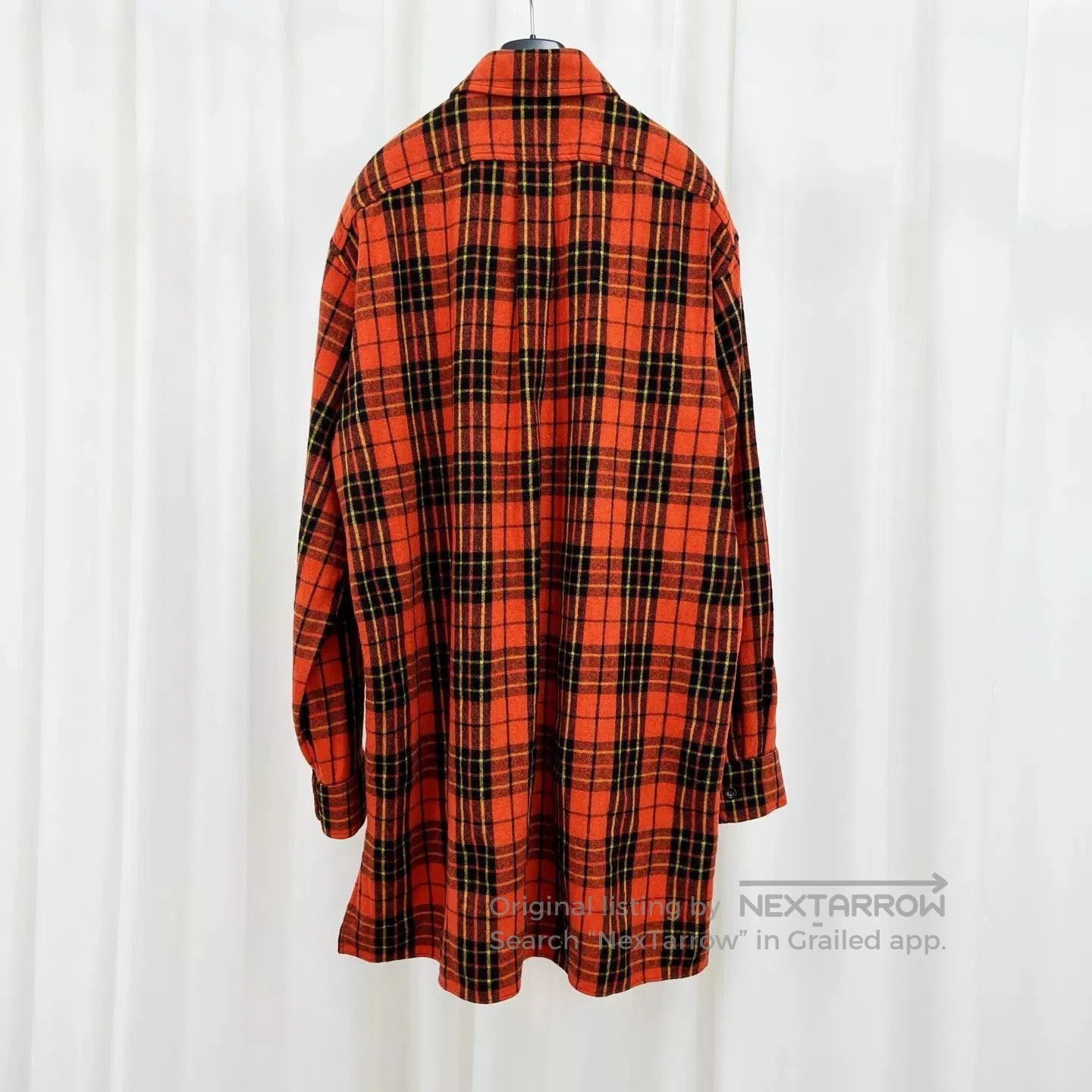 Gucci gucci orange anchor logo plaid shirt dress. Size XL / US 12-14 / IT 48-50 - 2 Thumbnail