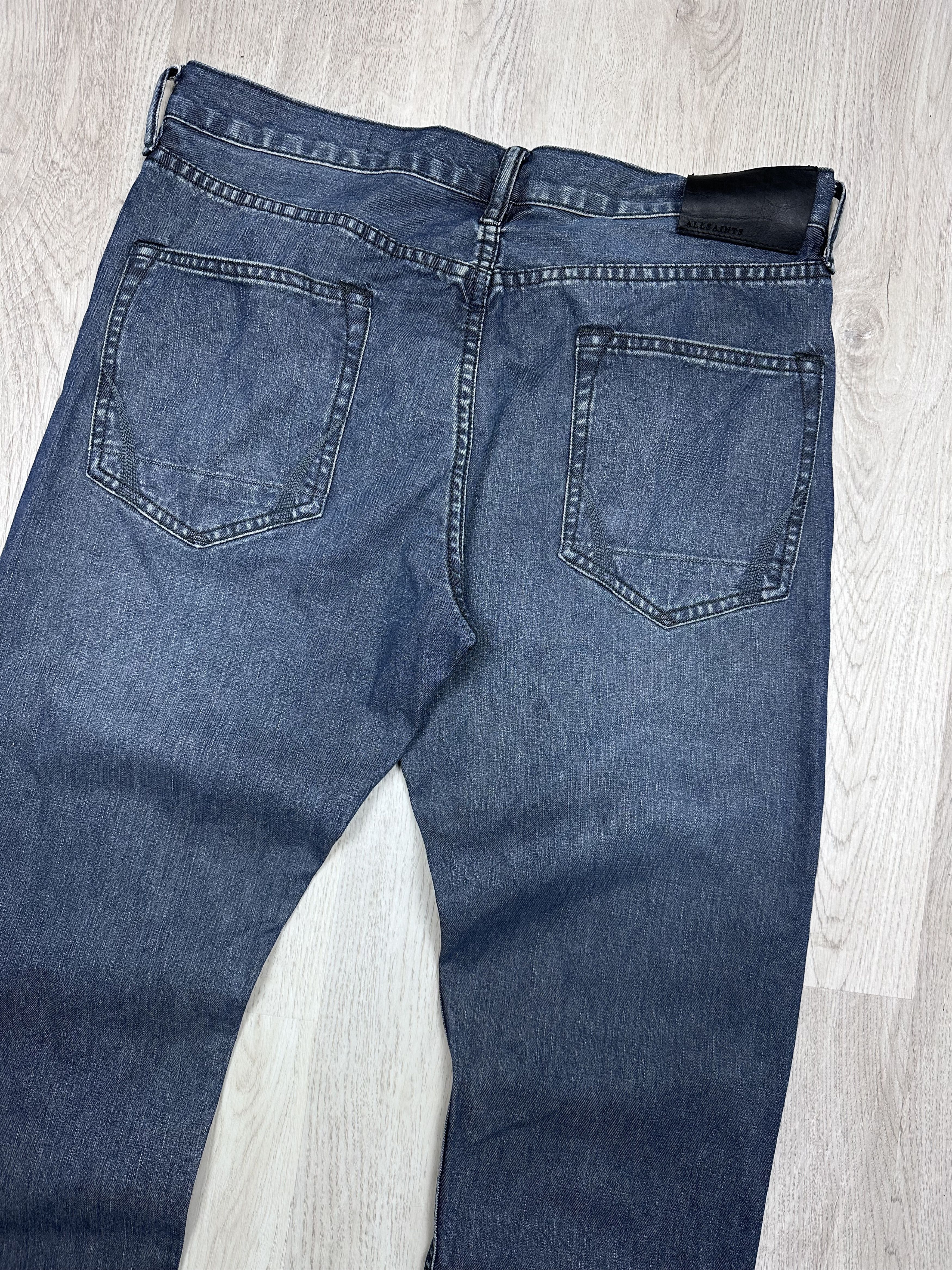 Allsaints Allsaints Mens Groats Iggy Denim Pants Jeans Size US 32 / EU 48 - 2 Thumbnail