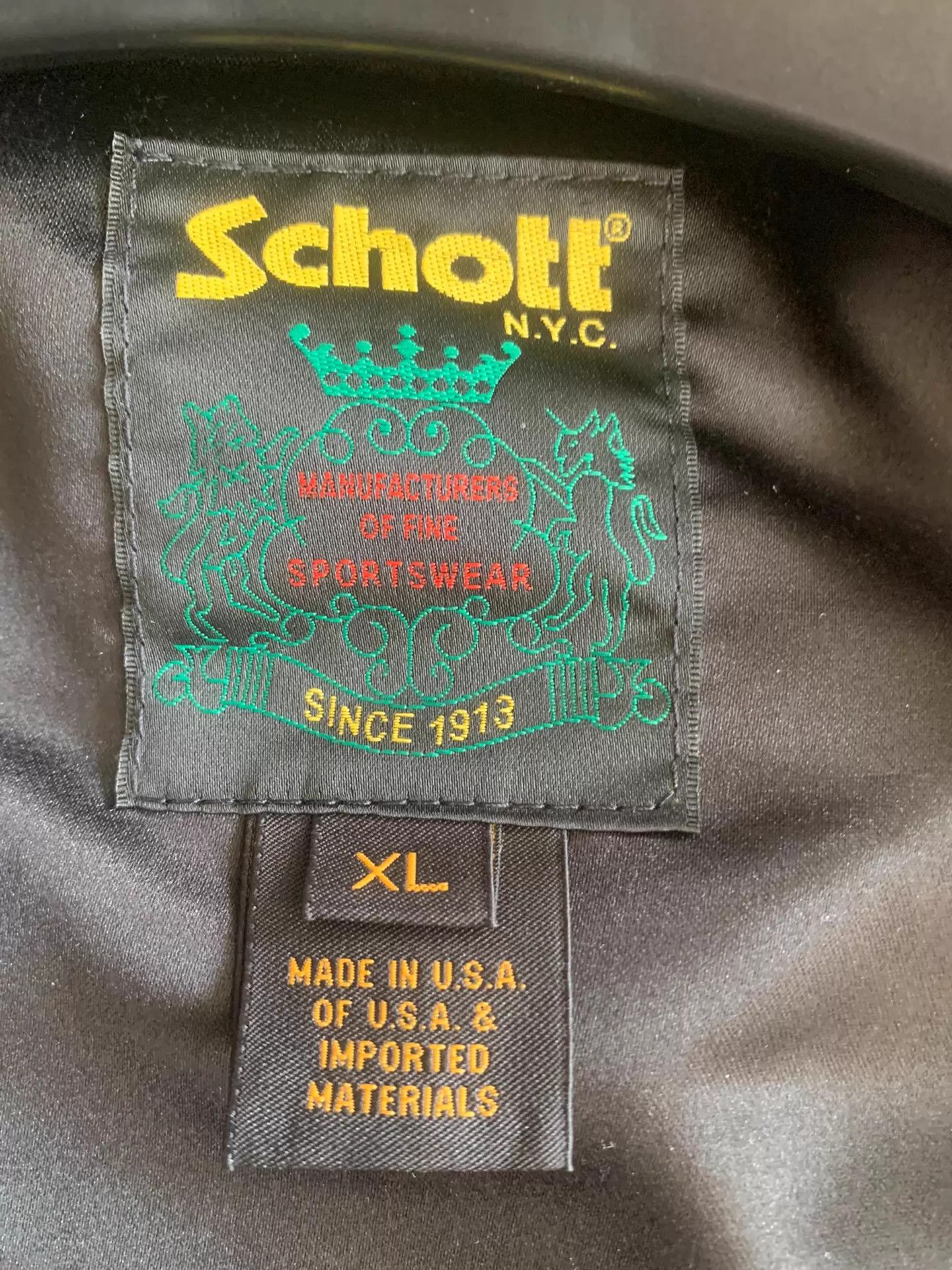 Schott SCHOTT soft nappa leather classic slim jacket XL Size US XL / EU 56 / 4 - 4 Thumbnail