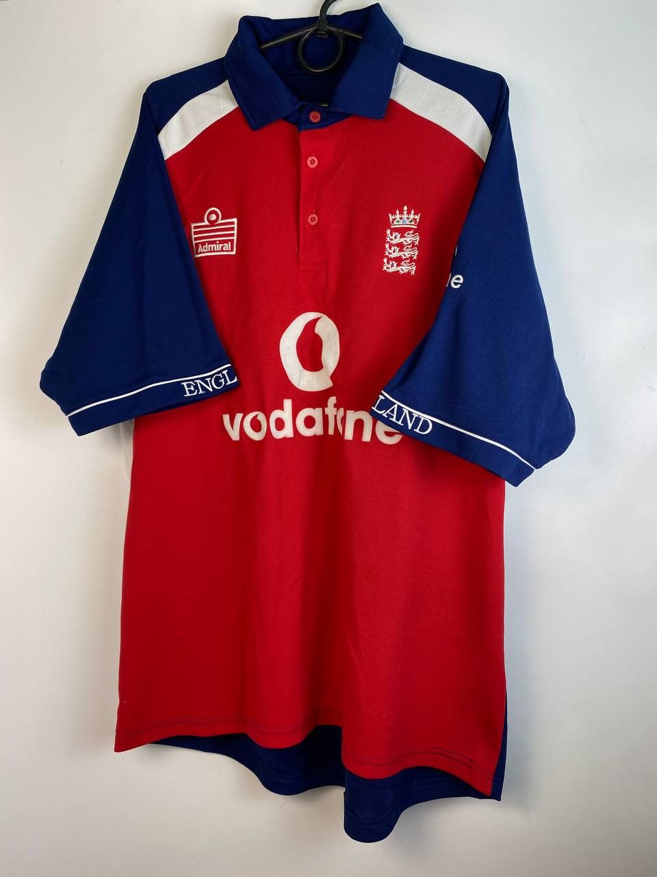 Vintage England Cricket National Team 04 World Cup Jersey Admiral Size US XL / EU 56 / 4 - 1 Thumbnail