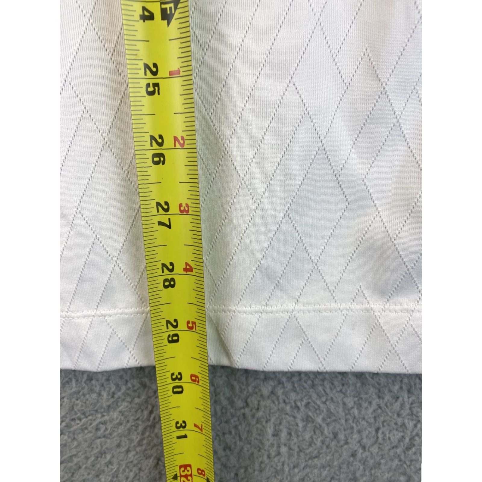 Nike Nike XL White Dri-Fit Short Sleeve Golf Polo Shirt / 61-10 Men's Polo Shirt Nike Dri-Fit Golf Shirt White XL Size US XL / EU 56 / 4 - 6 Thumbnail