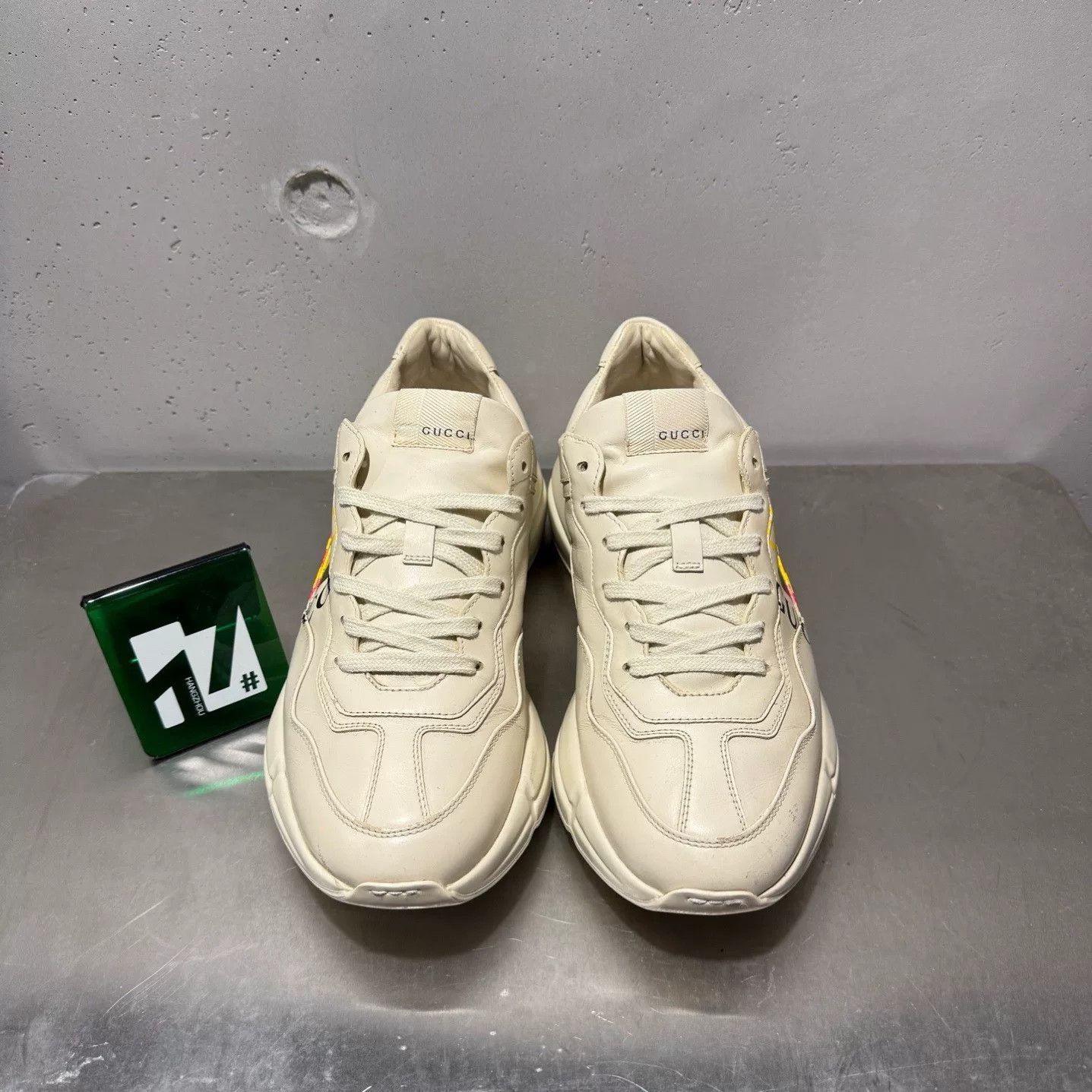 Gucci Gucci Printed Green Lowtop Sneakers 41 Men Size US 8.5 / EU 41-42 - 1 Thumbnail