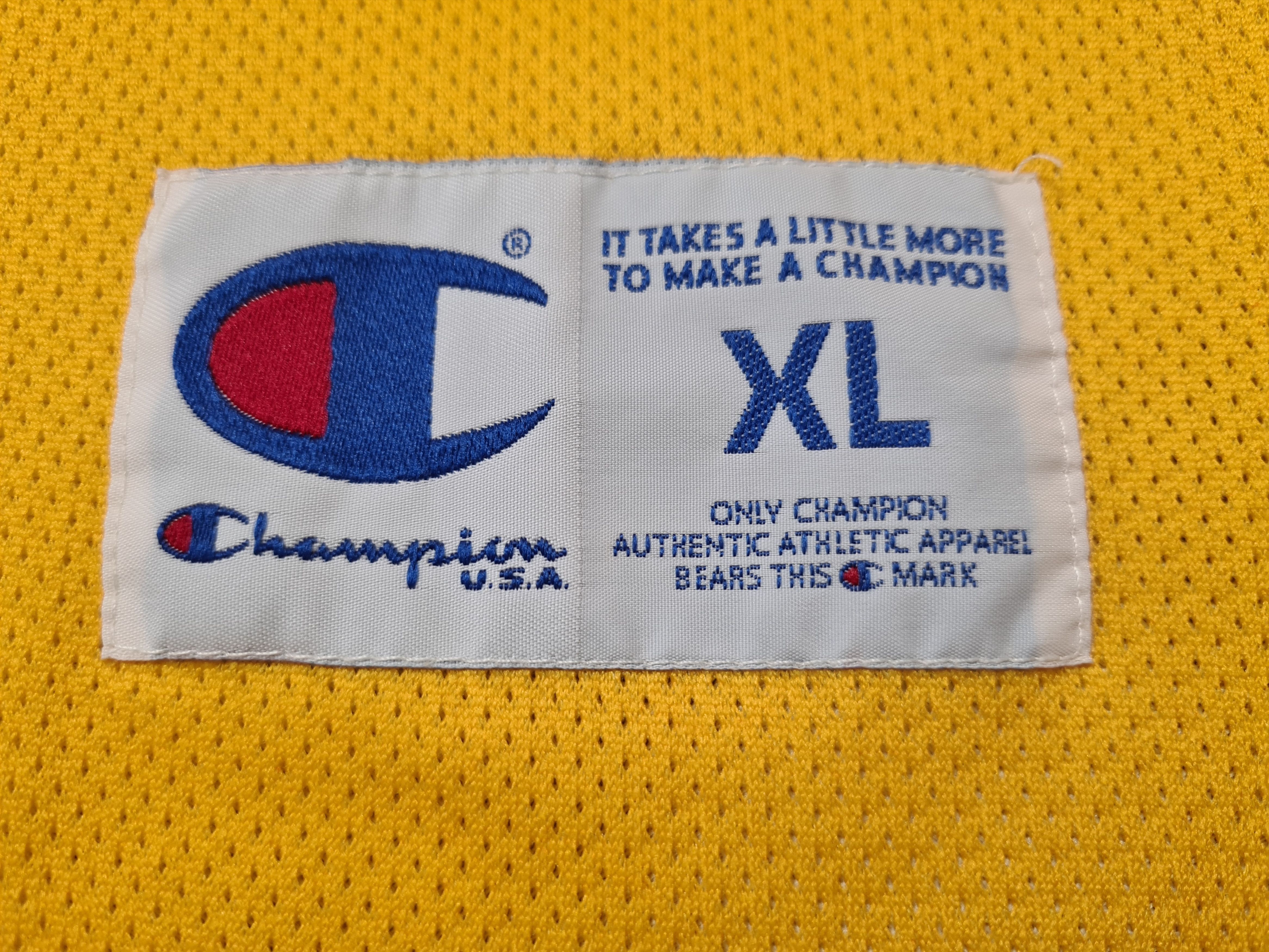 Champion LA LAKERS VINTAGE CHAMPION SHAQUILLE O'Neal BASKETBALL SHIRT Size US XL / EU 56 / 4 - 6 Thumbnail