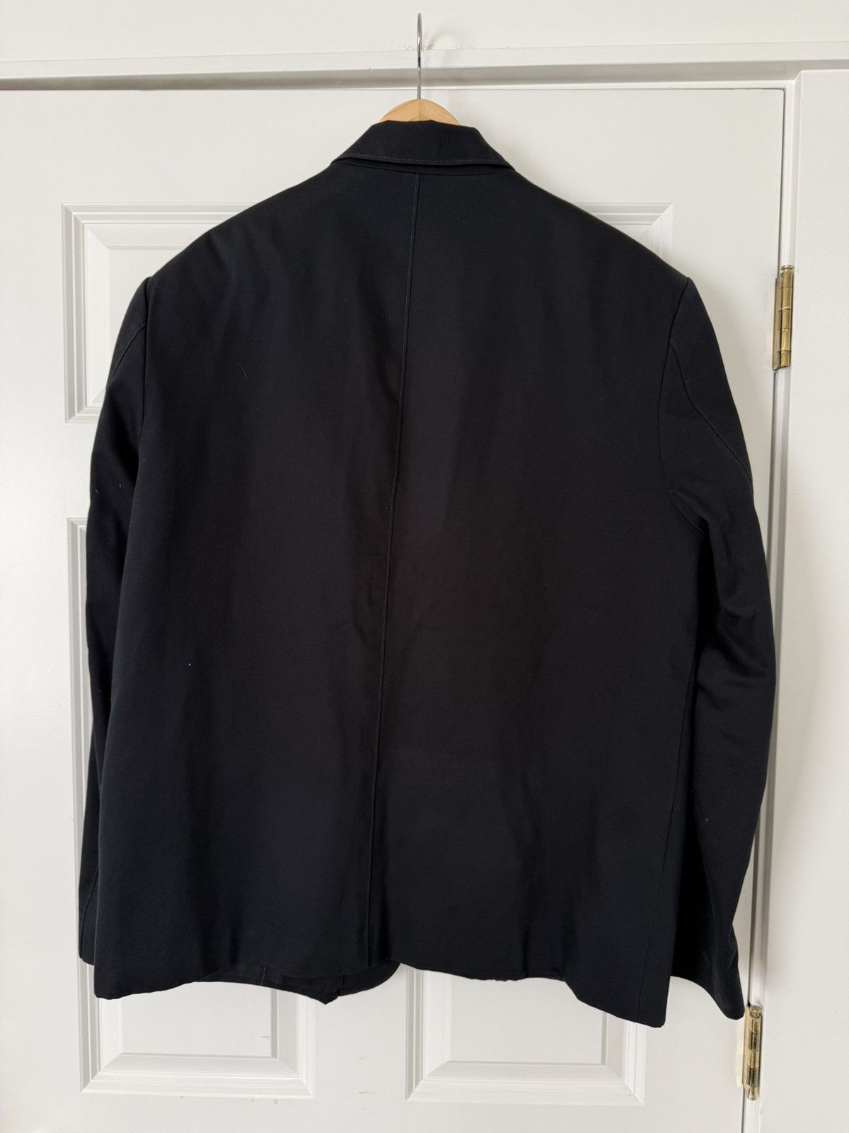 Lemaire Black cotton 3 button jacket Size US L / EU 52-54 / 3 - 2 Thumbnail