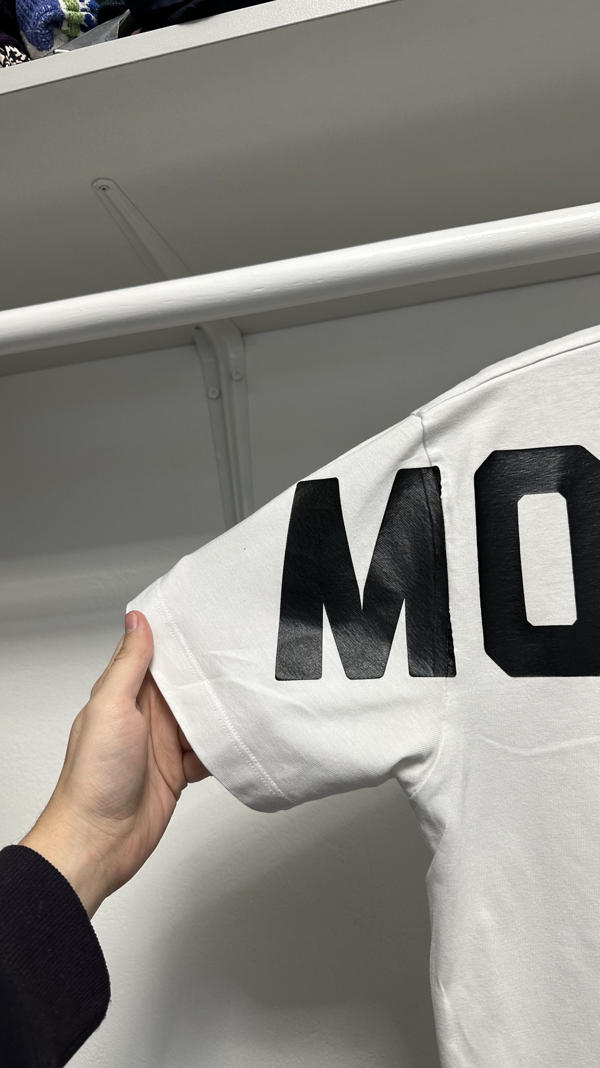 Moncler Moncler Top Hokuri Short Sleeve T-Shirt Big Logo Size US M / EU 48-50 / 2 - 2 Thumbnail