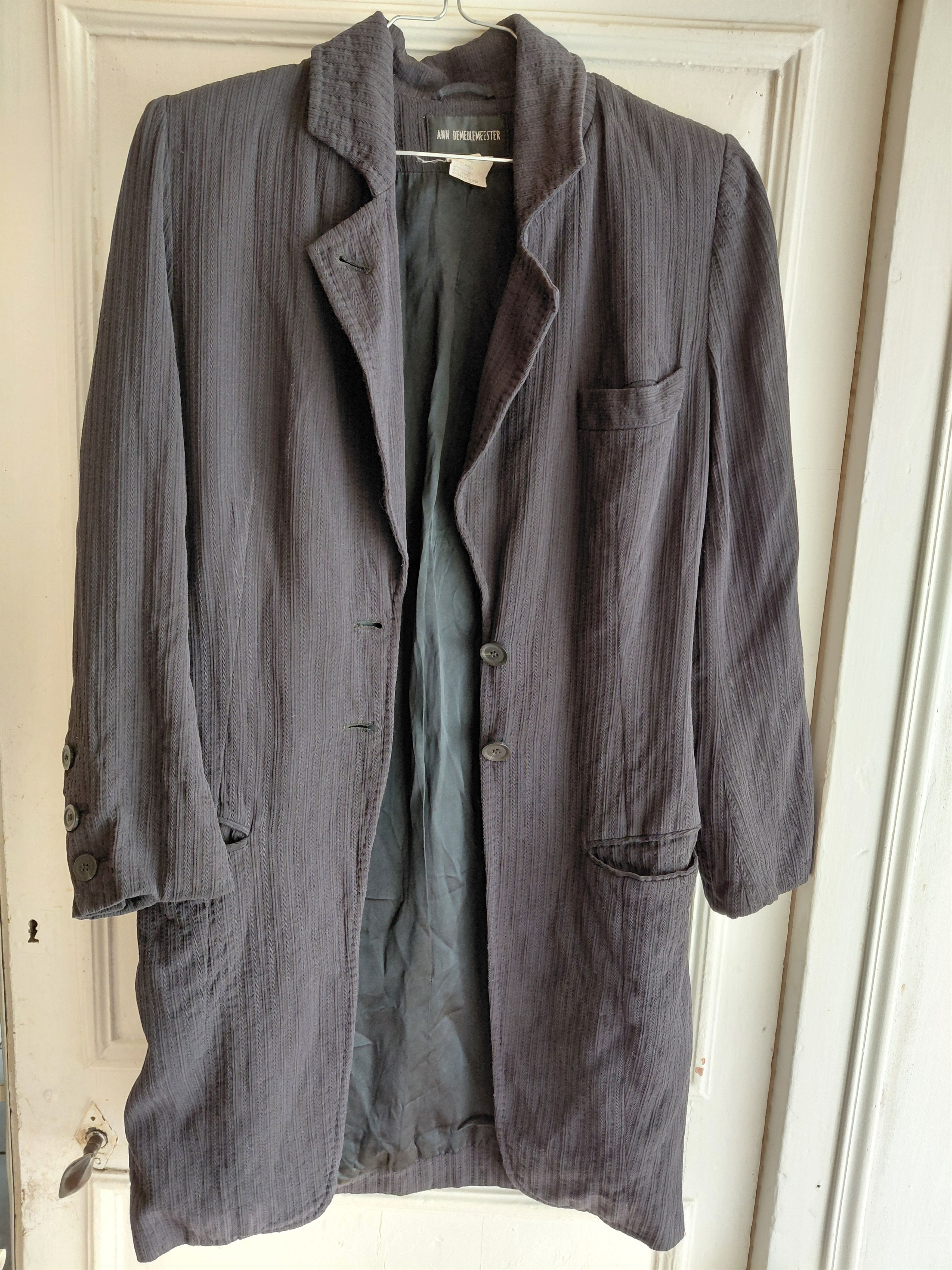 Ann Demeulemeester Ann Demeulemeester vintage patterned coat Size L / US 10 / IT 46 - 2 Thumbnail