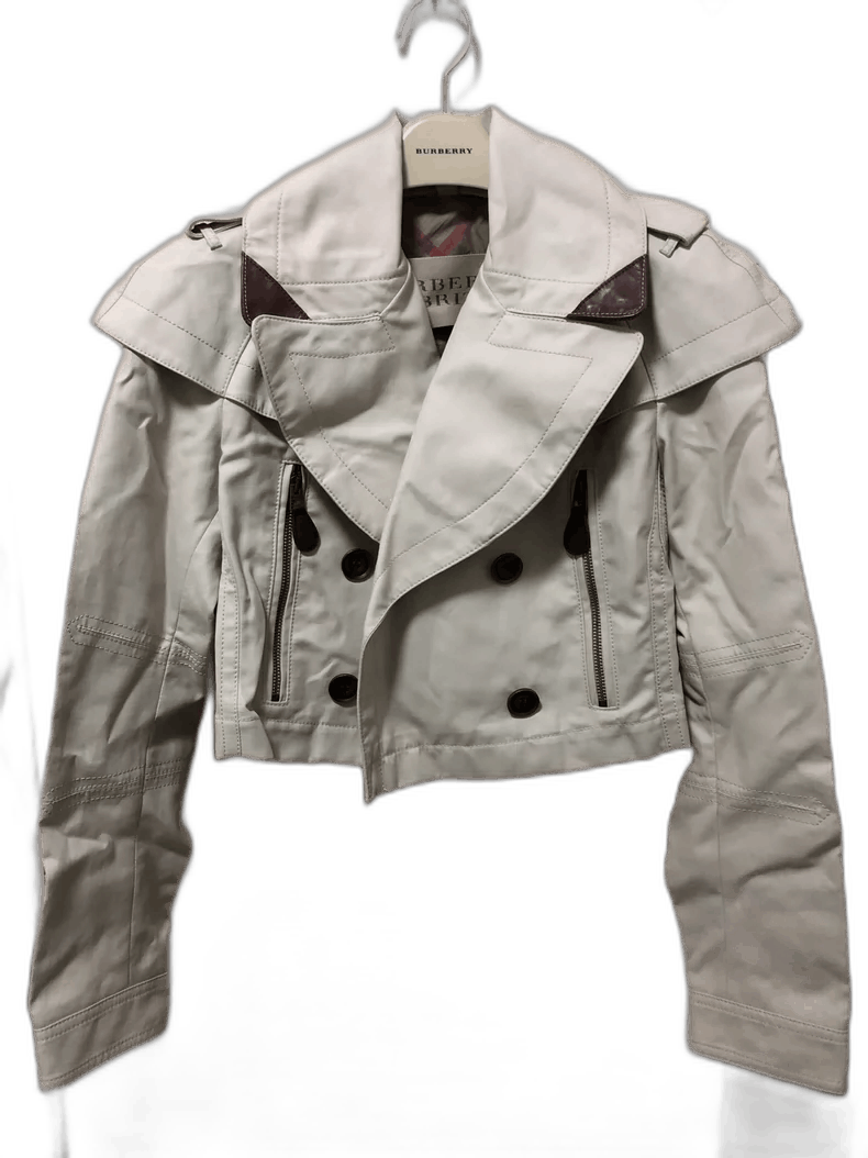 Burberry Burberry Women's Short Cropped Jacket Size US M / EU 48-50 / 2 - 1 Thumbnail