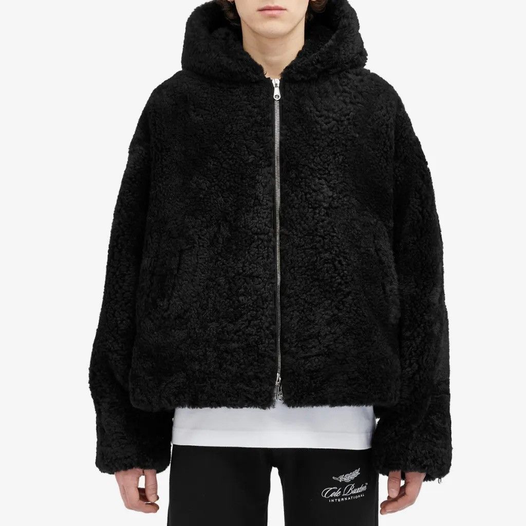 Cole Buxton Shearling Zip Hoodie Size US L / EU 52-54 / 3 - 1 Thumbnail