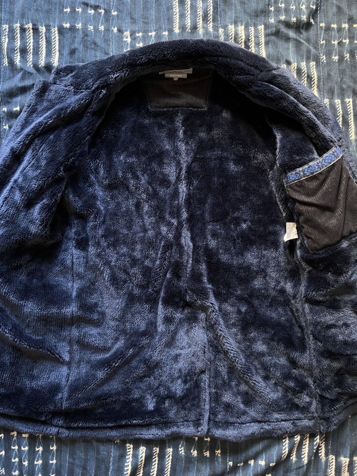 Nonnative × Undercover Nonnative Aizome Hand Dyed Corduroy Fur Coat Size US M / EU 48-50 / 2 - 3 Thumbnail