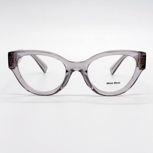 Miu Miu NEW MIU MIU MU01VV 12W1O1 PINK CLEAR WOMEN EYEGLASSES MIU MI Size ONE SIZE - 3 Thumbnail
